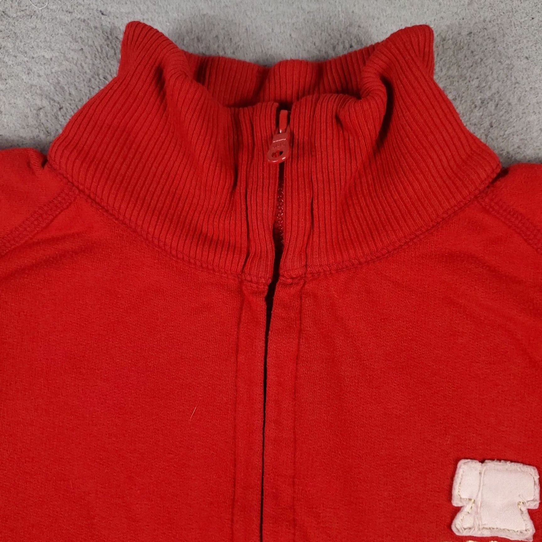 Abercrombie & Fitch Abercrombie Fitch Mens Medium Red Full Zip Up Outdoors Sweater Size US M / EU 48-50 / 2 - 2 Thumbnail