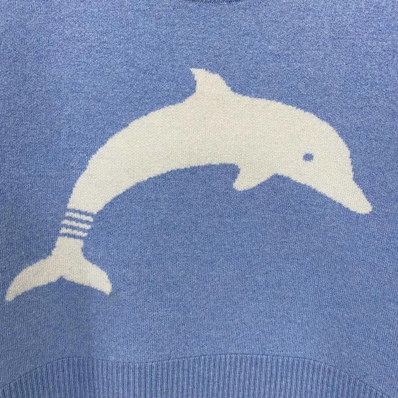 Thom Browne Thom Browne Dolphin wool sweater 2505-Nextarrow Size US XXS / EU 40 - 4 Thumbnail