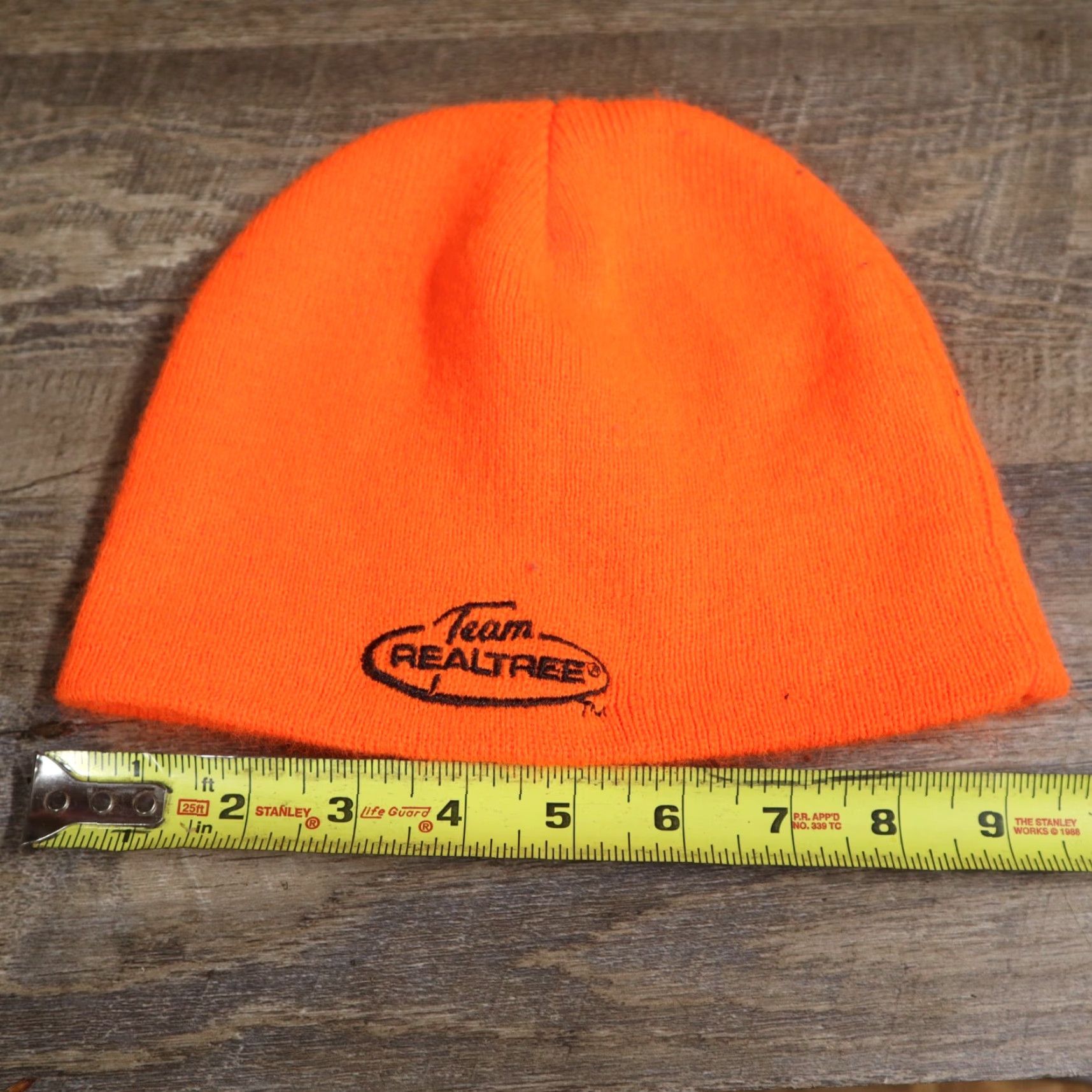 Realtree Vintage Team Realtree Unisex Hunting Beanie Acrylic Orange Knitted Hat 2010s Size ONE SIZE - 4 Thumbnail