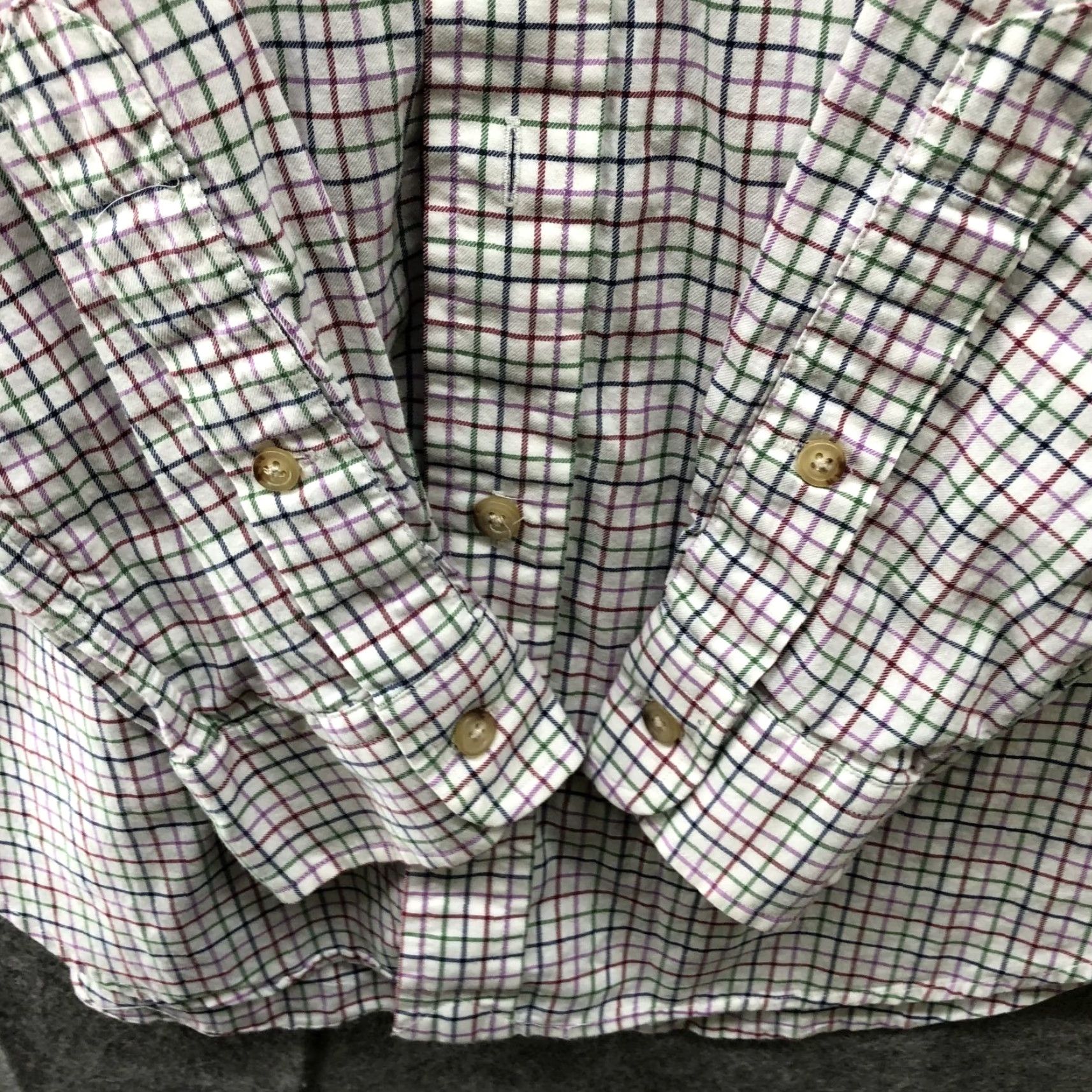 Ralph Lauren Ralph Lauren Button-Down Shirt Mens M Multicolor Grid Plaid Long Sleeve Cotton Size US M / EU 48-50 / 2 - 6 Thumbnail