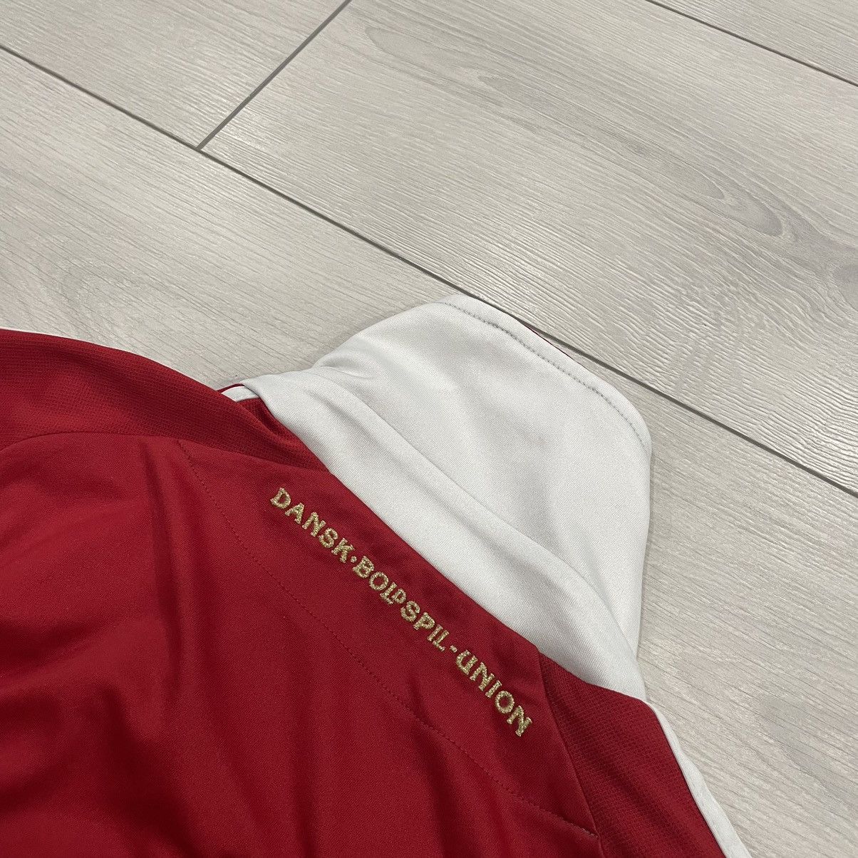 Adidas 90s adidas Boldspil dansk jersey tee shirt maglia denmark Size US S / EU 44-46 / 1 - 6 Thumbnail
