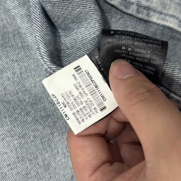 Balenciaga Balenciaga Multi Language Denim Jacket Size US M / EU 48-50 / 2 - 7 Thumbnail