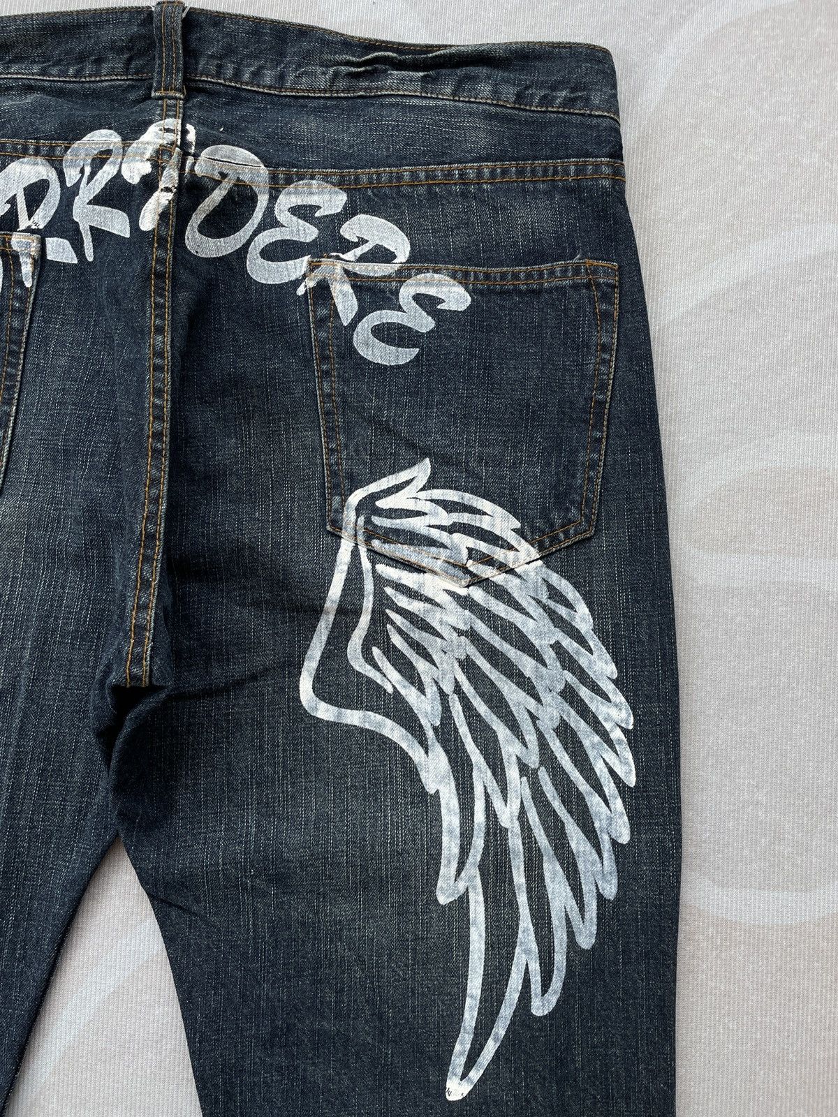 Other Sorridere Wings Printed Jeans (LG140) Size US 38 / EU 54 - 9 Thumbnail