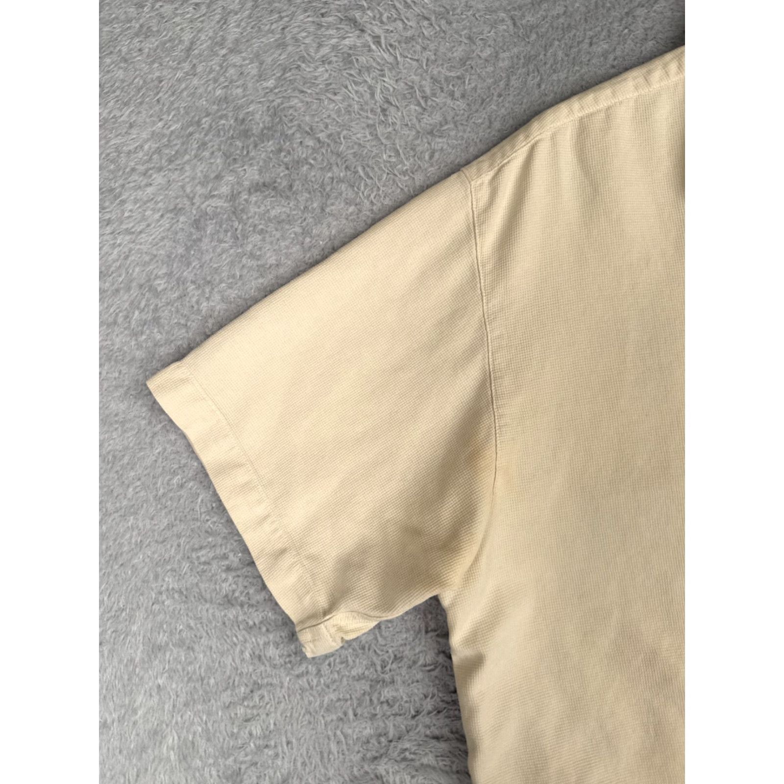 Vintage VINTAGE Island Republic Shirt Men XL Ivory Silk Button Hawaiian Short Slev READ Size US XL / EU 56 / 4 - 3 Thumbnail