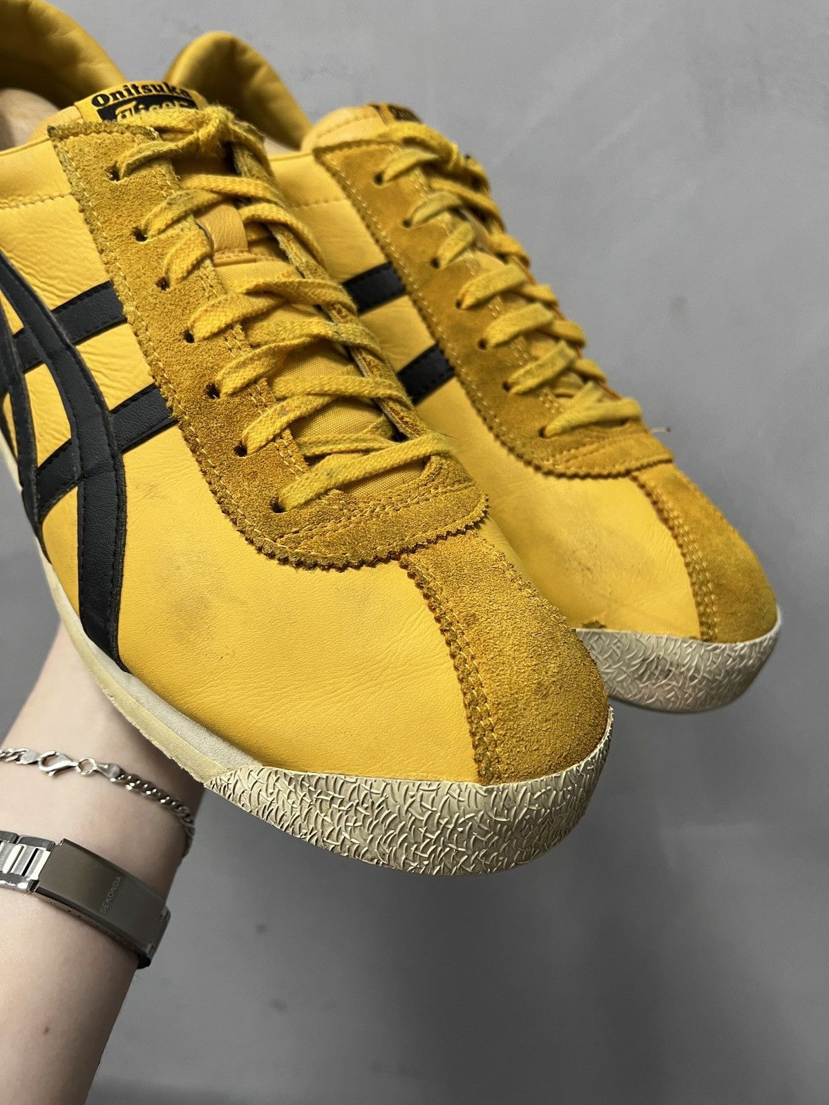 Onitsuka Tiger Onitsuka Tiger stripes yellow kill bill style hype fashion Size US 14 / EU 47 - 3 Thumbnail