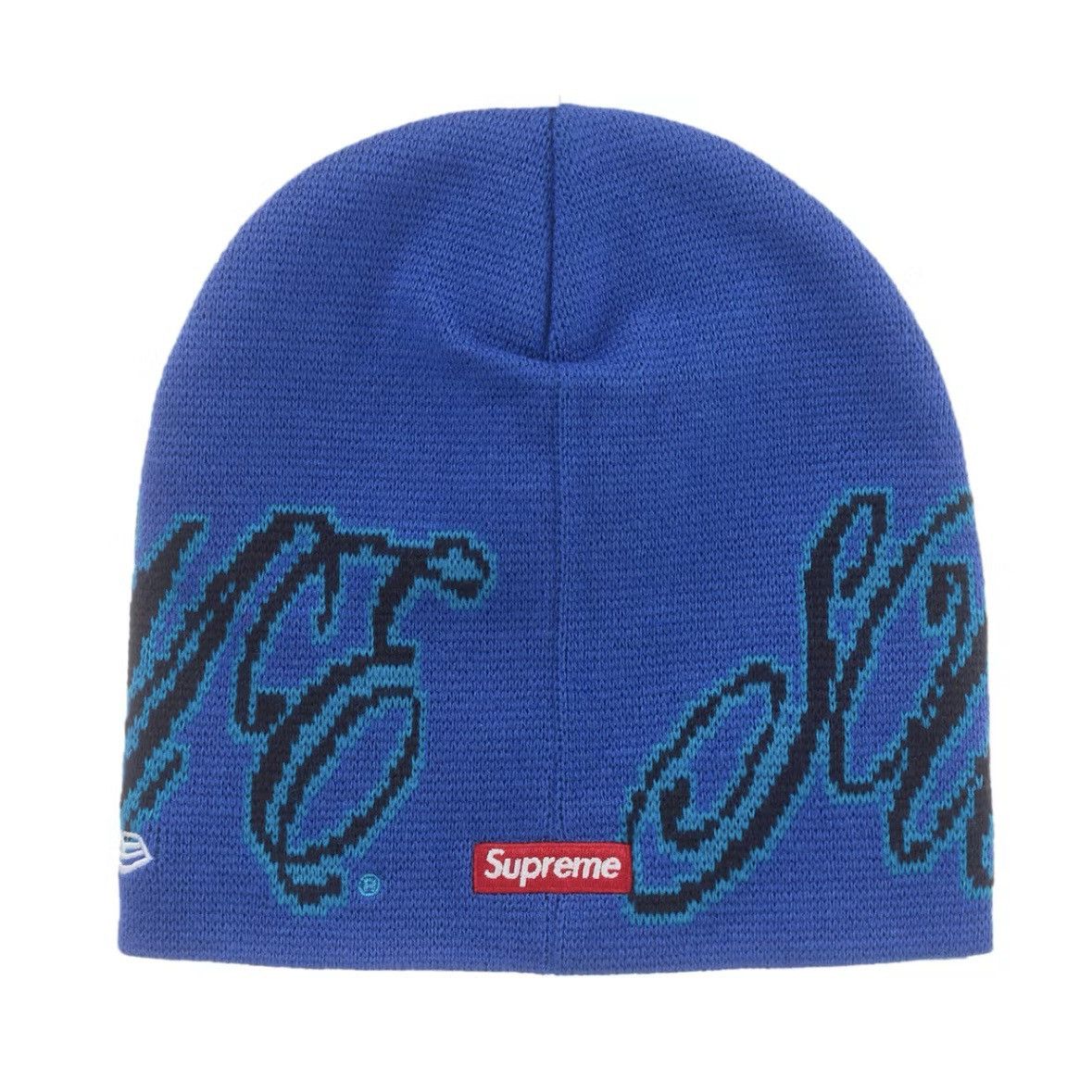 New Era × Supreme Supreme New Era Cursive Beanie Size ONE SIZE - 2 Thumbnail