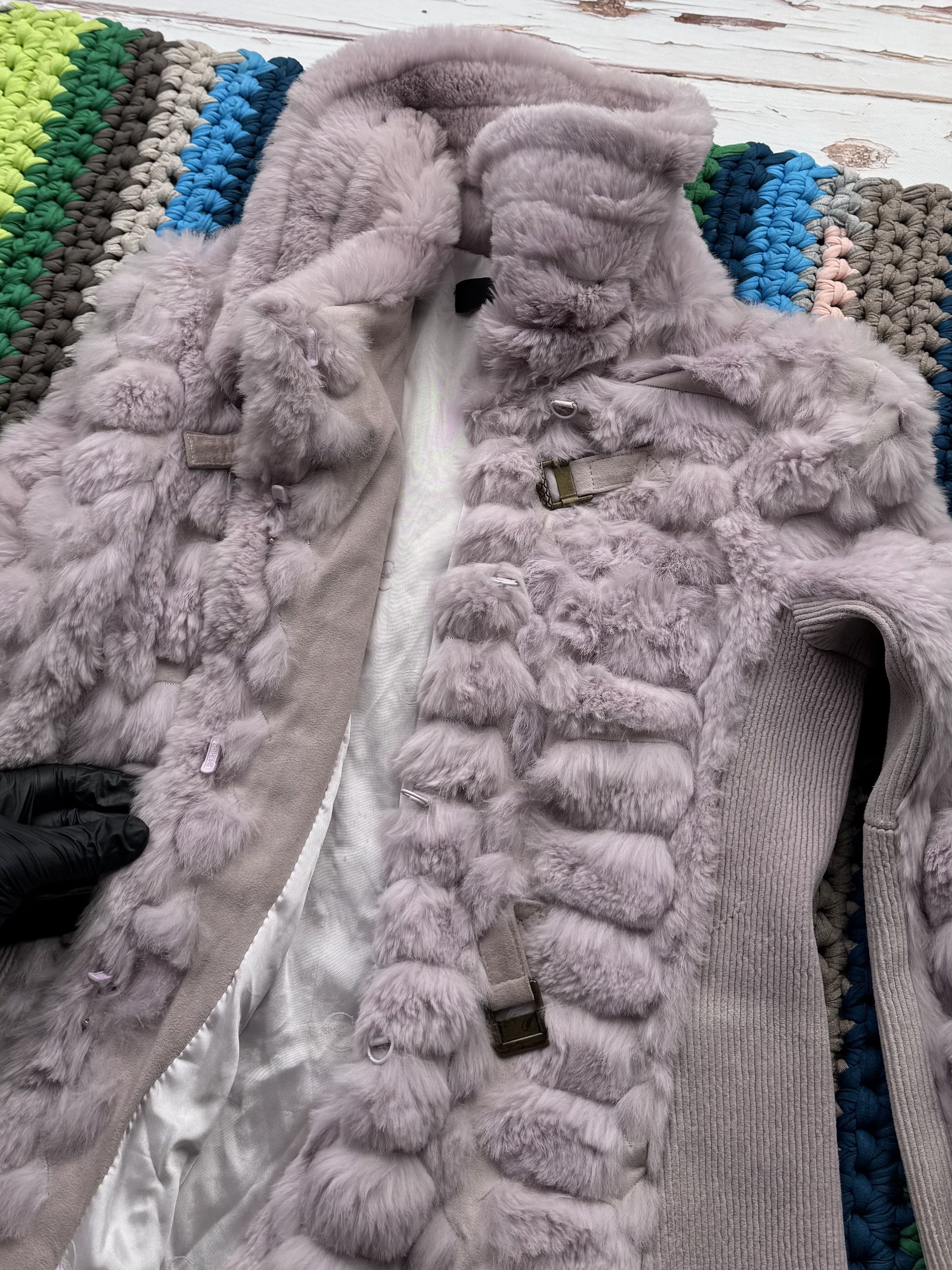 Roberto Cavalli Just Cavalli 2009 Lapin Fur Jacket (V15) Size M / US 6-8 / IT 42-44 - 6 Thumbnail
