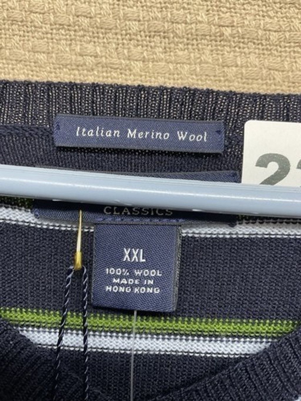 Daniel Cremieux NWT Daniel Cremieux Classics Wool VNeck Sweater Men Size 2XL Size US XXL / EU 58 / 5 - 2 Thumbnail