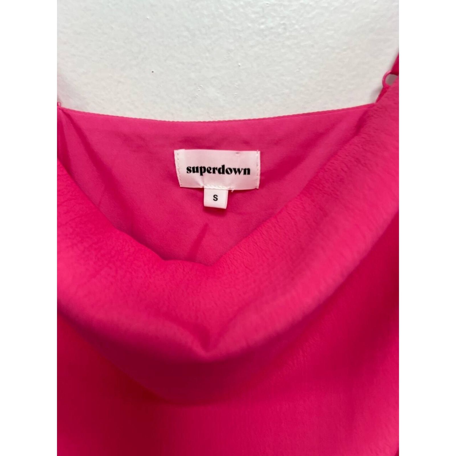 superdown Superdown Camari Romper Cowl Neck Sleeveless Size S A000062 Size 22" - 4 Thumbnail