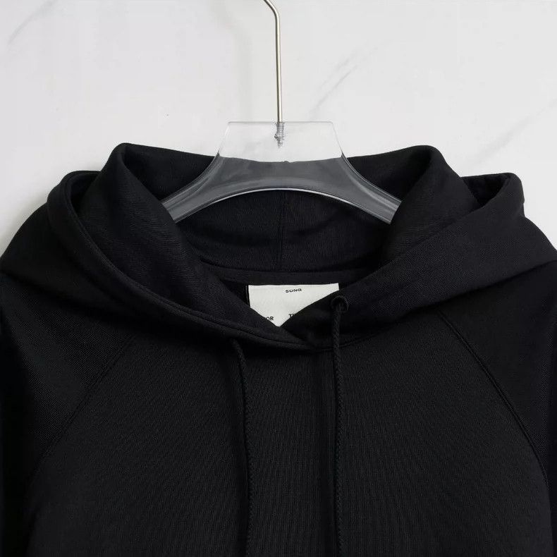 Song For The Mute black cotton hooded sweatshirt for men Size US M / EU 48-50 / 2 - 1 Thumbnail