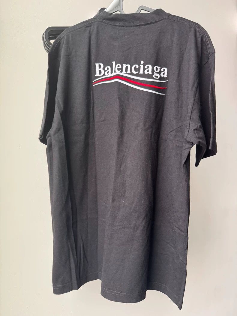 Balenciaga Balenciaga Black embroidered cola short sleeves Size US XS / EU 42 / 0 - 2 Thumbnail