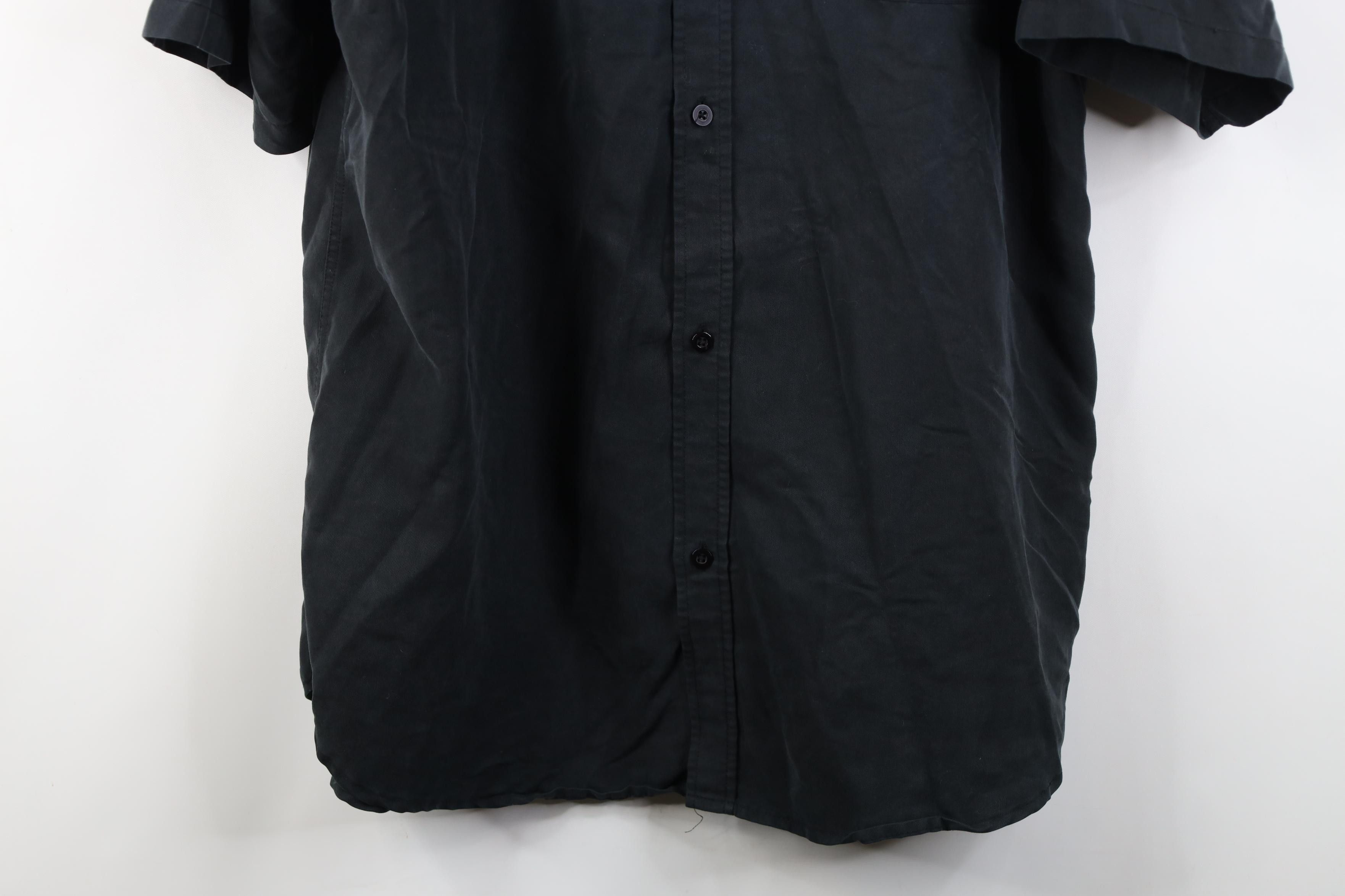 Asics Vintage Asics Spell Out Microfiber Short Sleeve Button Shirt Size US L / EU 52-54 / 3 - 3 Thumbnail