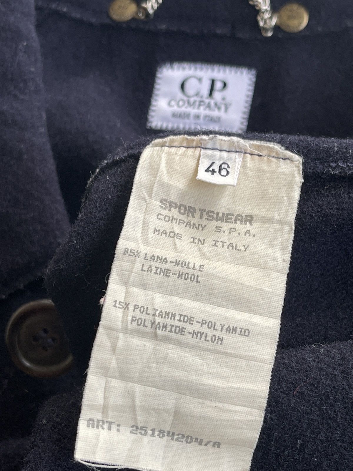 C.P. Company AW1996 C.P Company Wool Jacket Size US XL / EU 56 / 4 - 7 Thumbnail