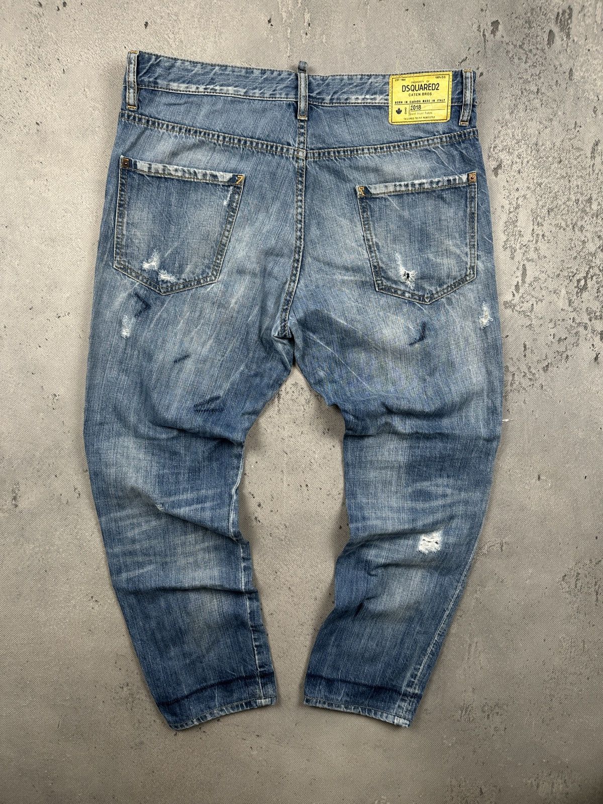 Dsquared2 Dsquared2 Cool Guy Distressed Plaid Patch Jeans Archive Y2K Size US 34 / EU 50 - 2 Thumbnail