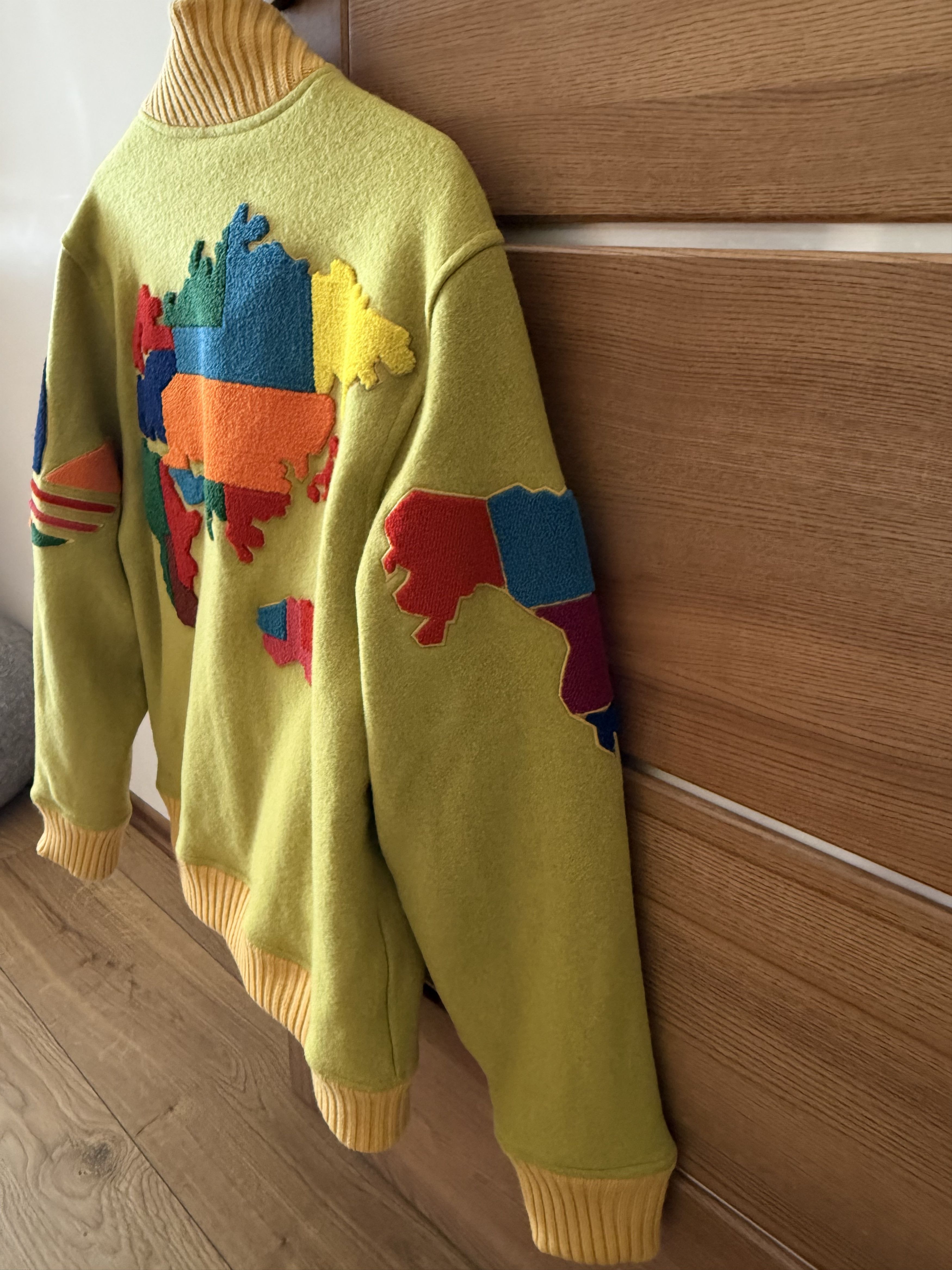 Adidas × Jeremy Scott Jeremy Scott x Adidas Originals Globe Varsity Jacket Size US M / EU 48-50 / 2 - 5 Thumbnail