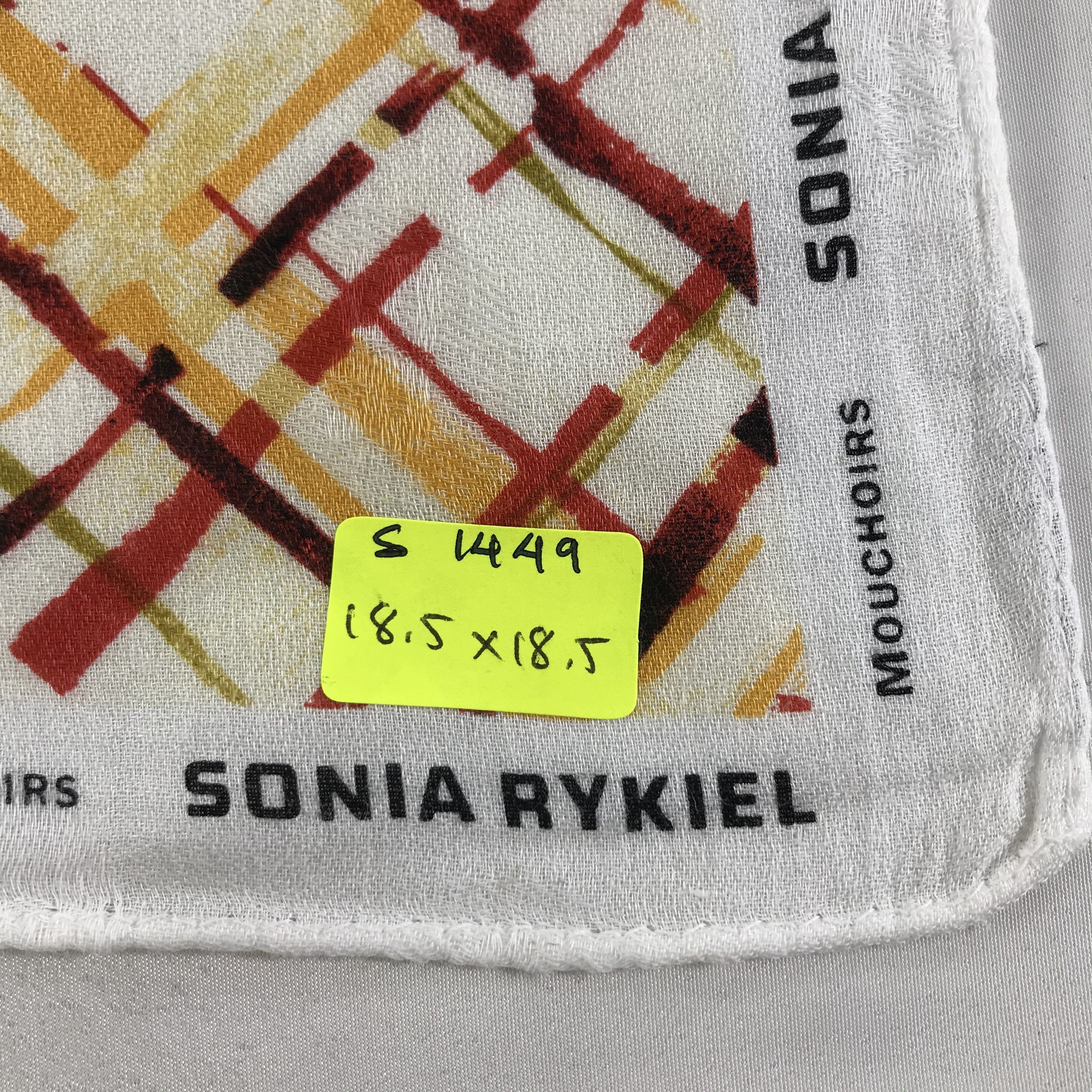 Sonia Rykiel × Vintage Sonia Rykiel Bandana / Handkerchief / Neckerchief - S1449 Size ONE SIZE - 5 Thumbnail