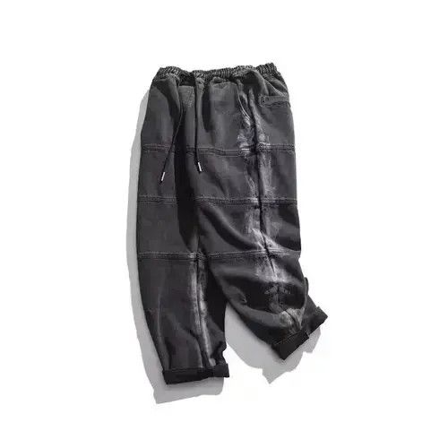 Japanese Brand 21SS Indigo Union Japan Black Denim Faded Pants Size US 32 / EU 48 - 2 Thumbnail
