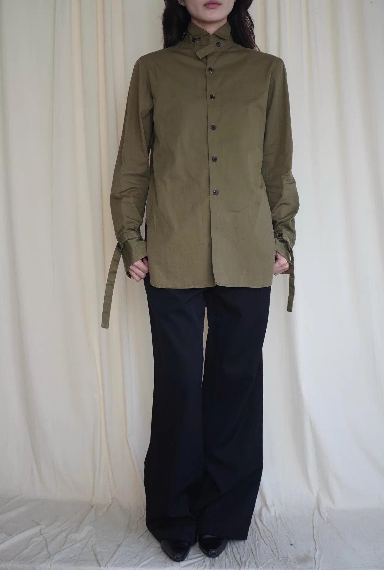 Yohji Yamamoto YOHJI YAMAMOTO Y's 2000s RARE MULTI-TIE COTTON SHIRT Size L / US 10 / IT 46 - 2 Thumbnail