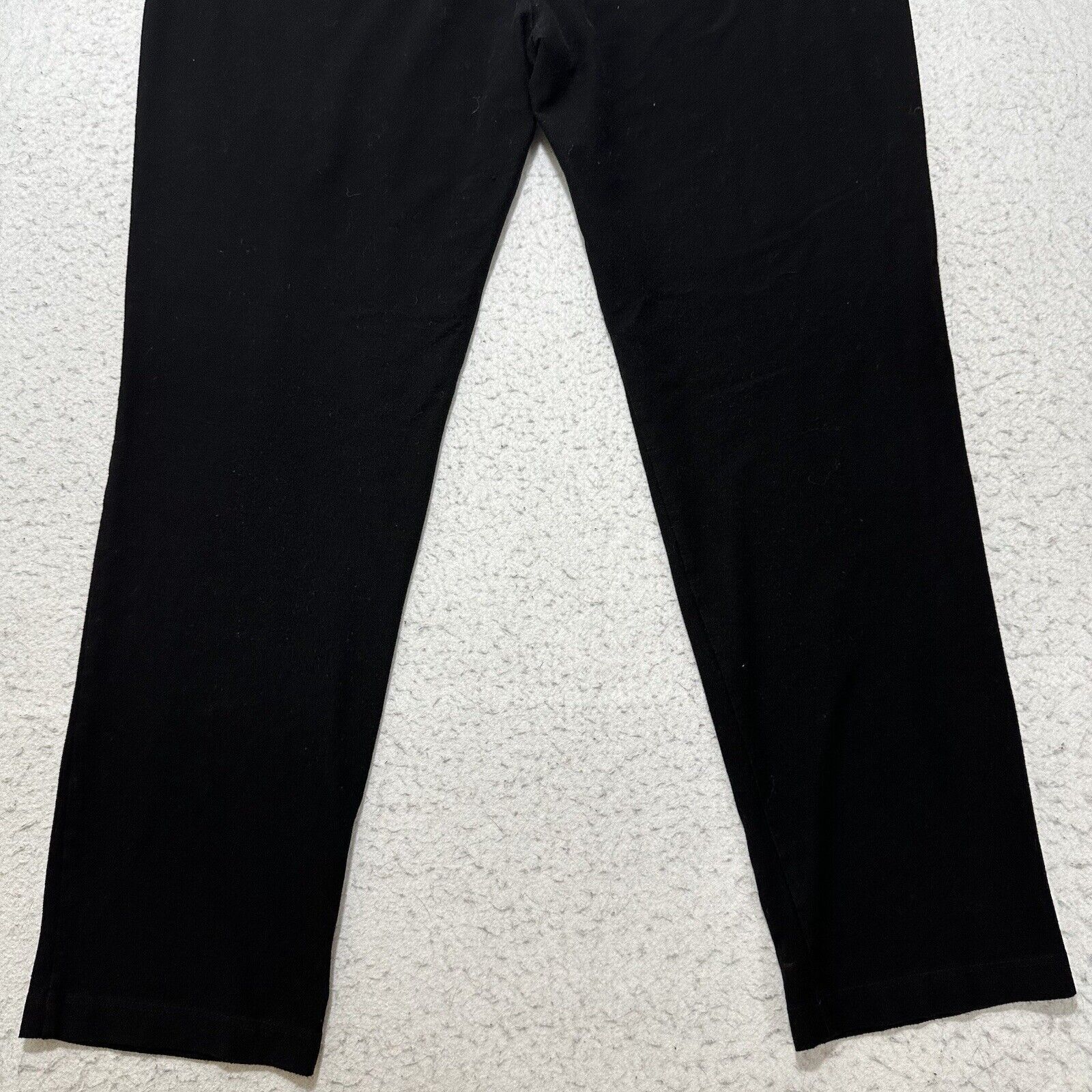 Eileen Fisher Eileen Fisher Medium Pull On Pants Black Stretch 27" Inseam Size 32" / US 10 / IT 46 - 9 Thumbnail