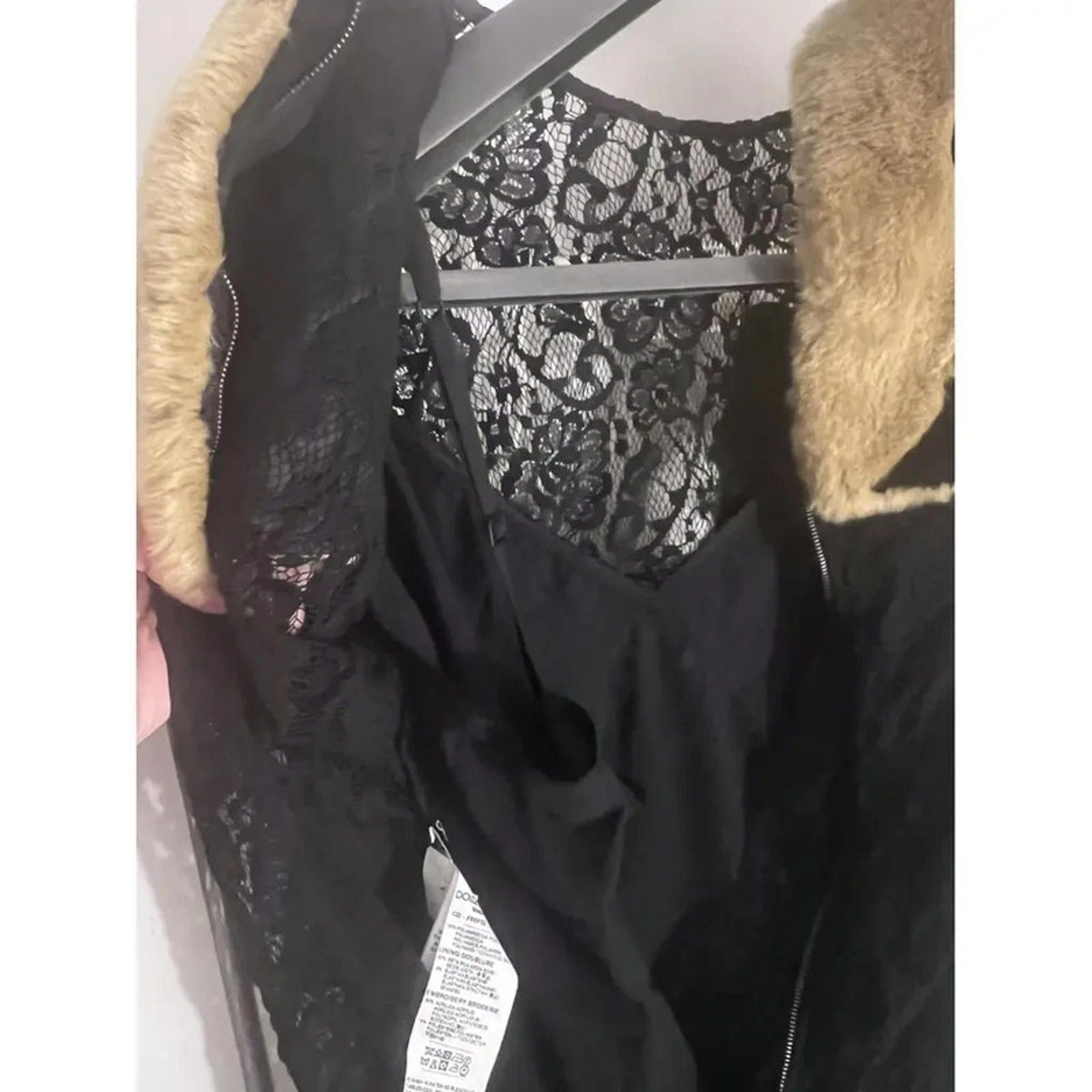 Dolce & Gabbana Dolce & Gabbana Faux Fur Tiger Black Lace Dress 40 uk 8 Size S / US 4 / IT 40 - 6 Thumbnail