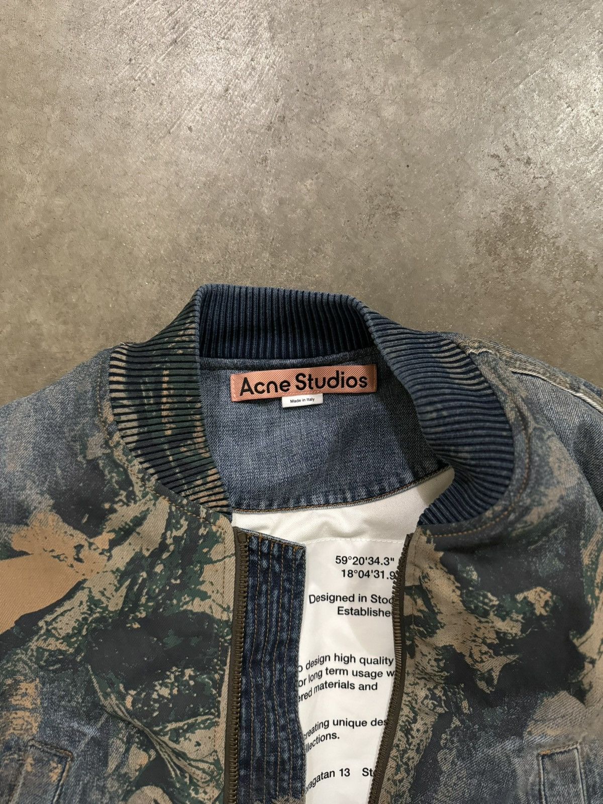 Acne Studios Acne Studios Denim Bomber Jacket Size US M / EU 48-50 / 2 - 2 Thumbnail