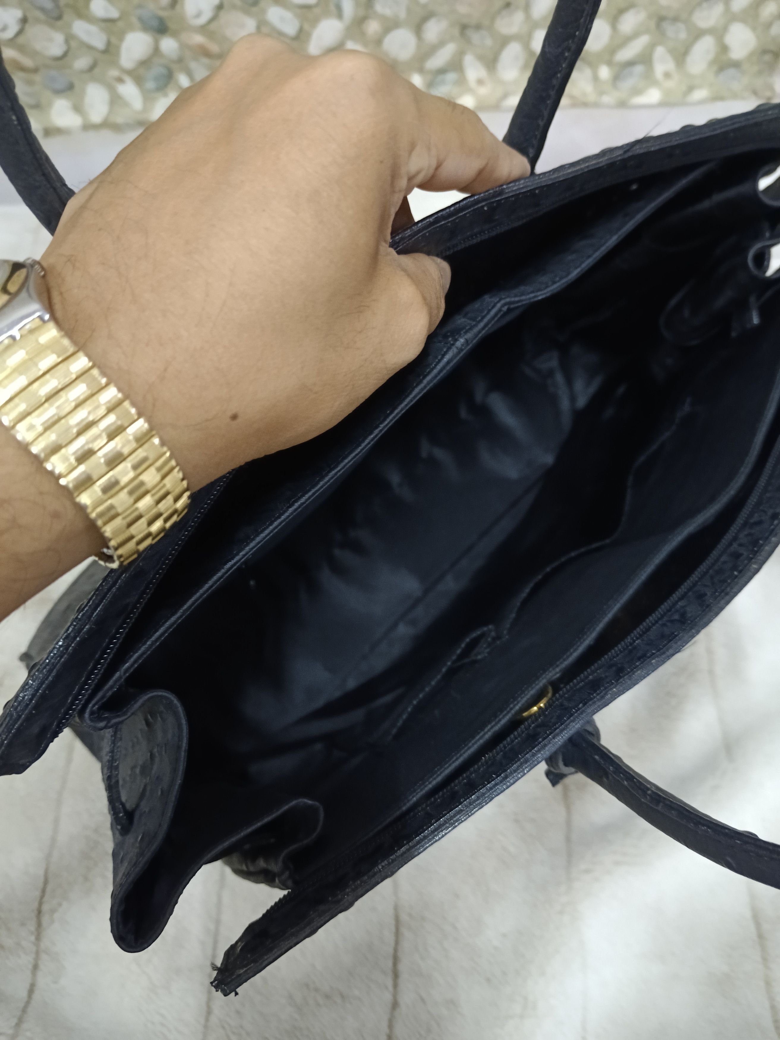 Leather BIRKIN OSTRICH LEATHER Size ONE SIZE - 6 Thumbnail