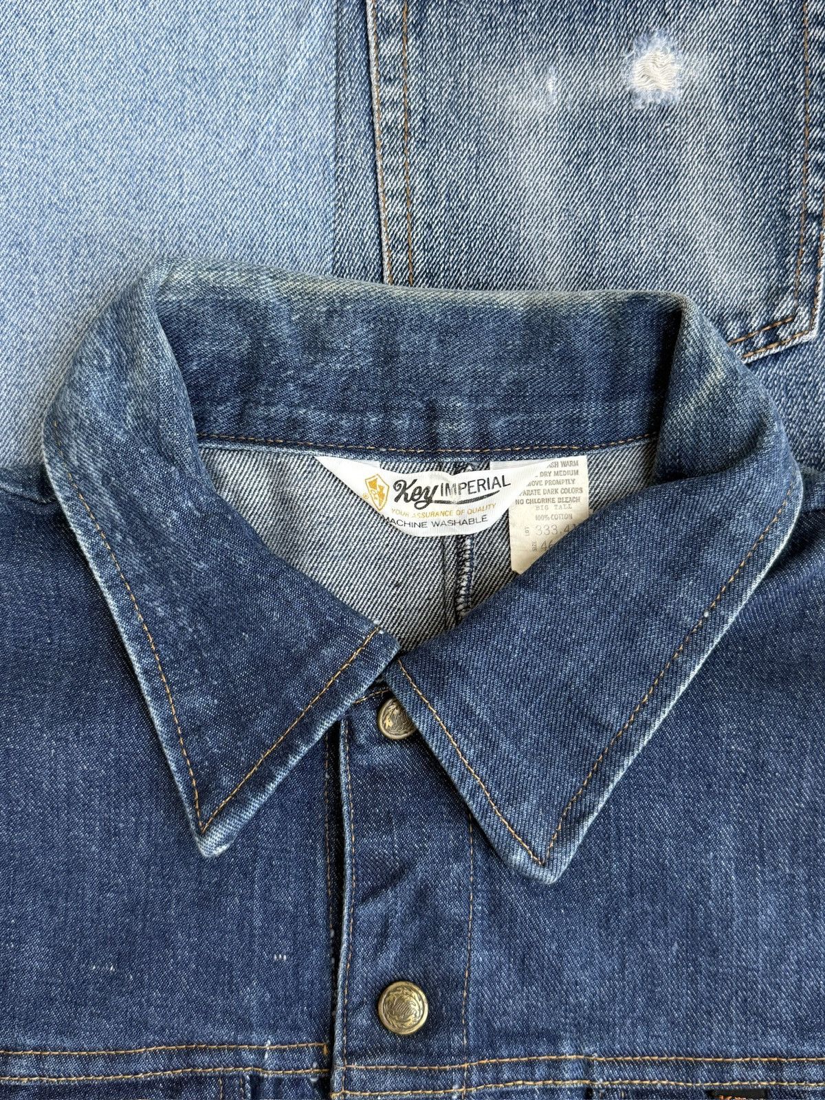 Vintage 1960s Key Imperial Denim Jacket Size US M / EU 48-50 / 2 - 3 Thumbnail