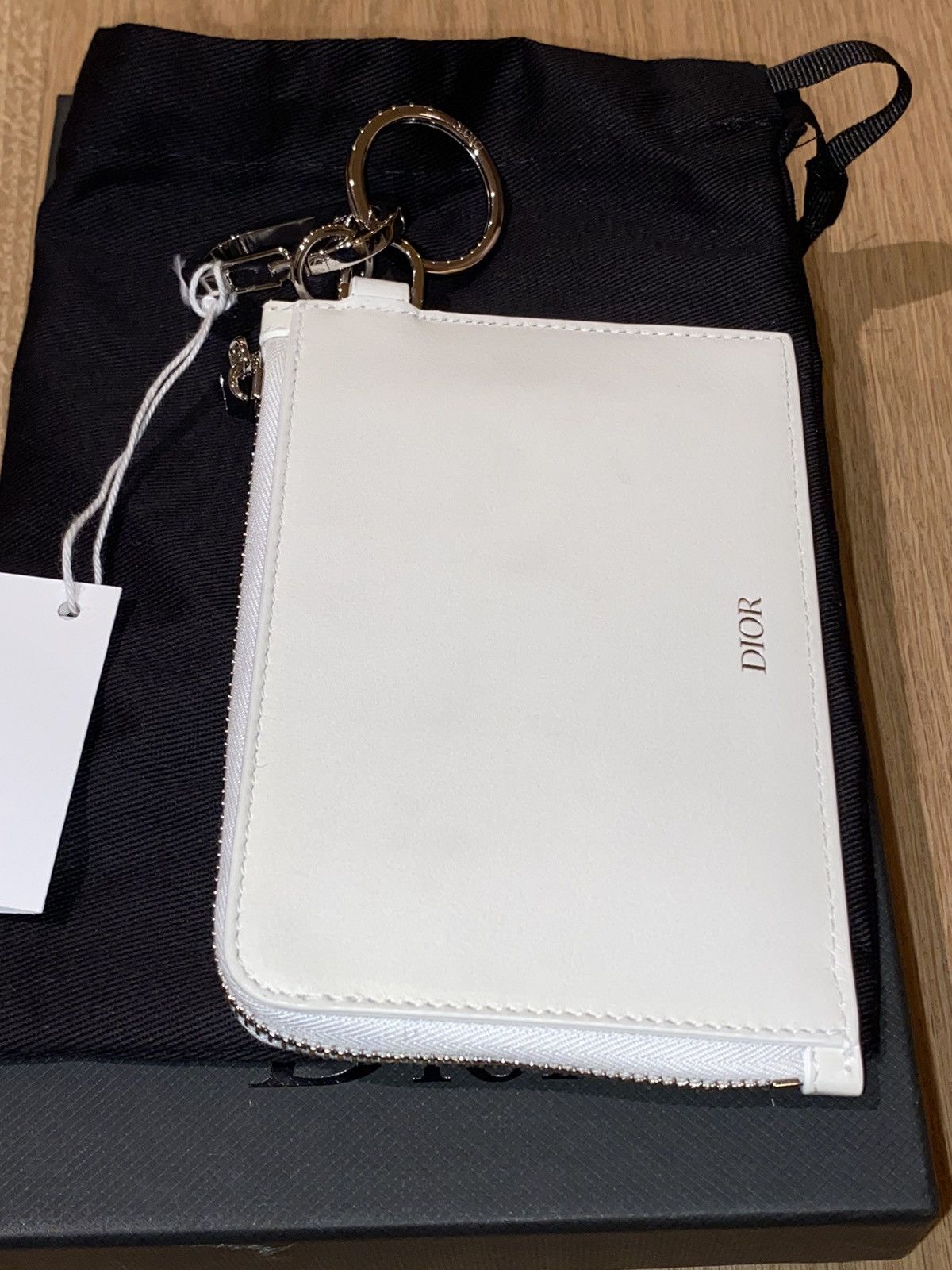 Daniel Arsham × Dior Dior x Daniel Arsham Leather Zipped Compact Wallet Size ONE SIZE - 3 Thumbnail