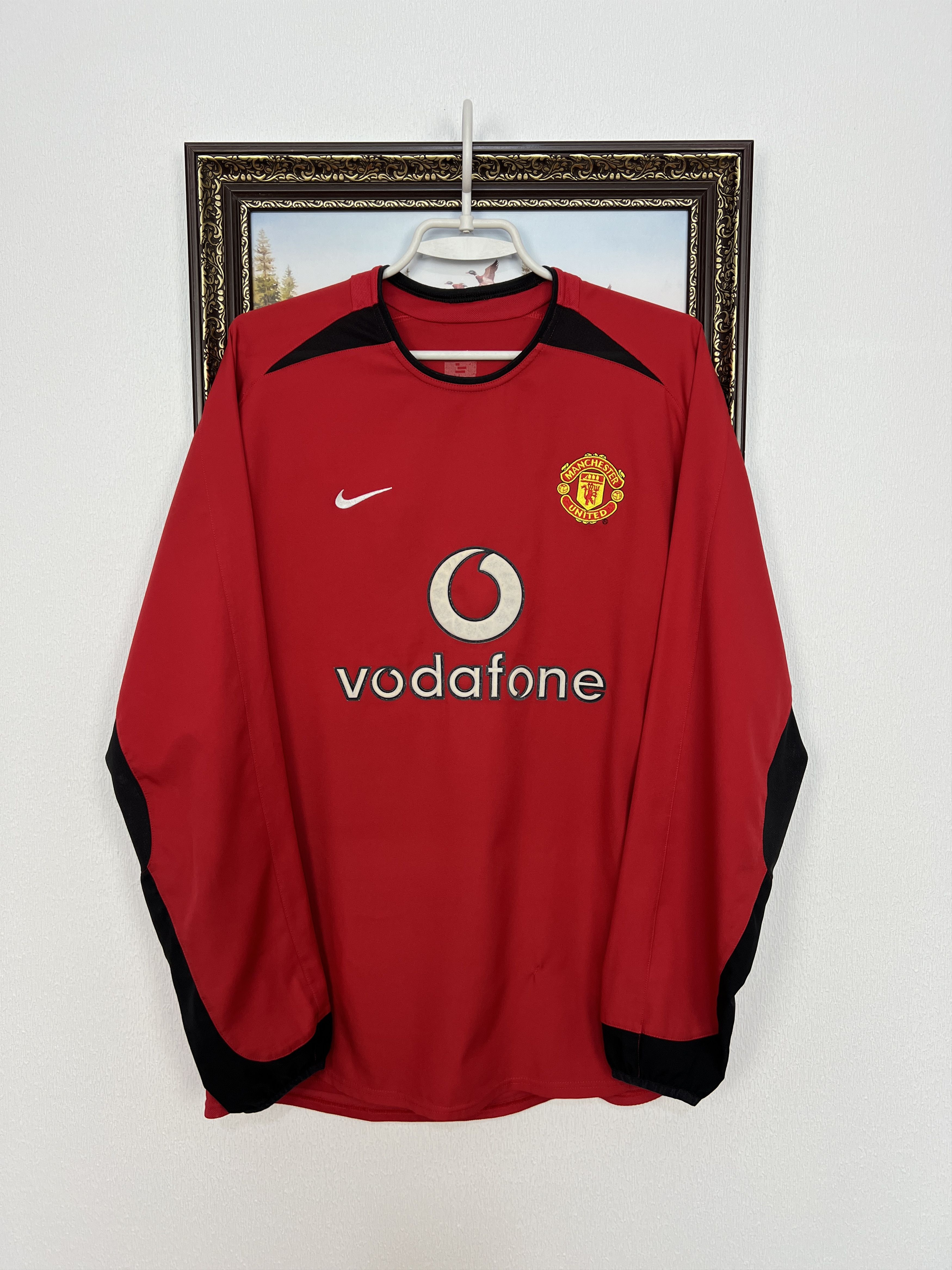 Nike Manchester United Home football shirt 2002 Nike Long Sleeve Size US M / EU 48-50 / 2 - 1 Thumbnail