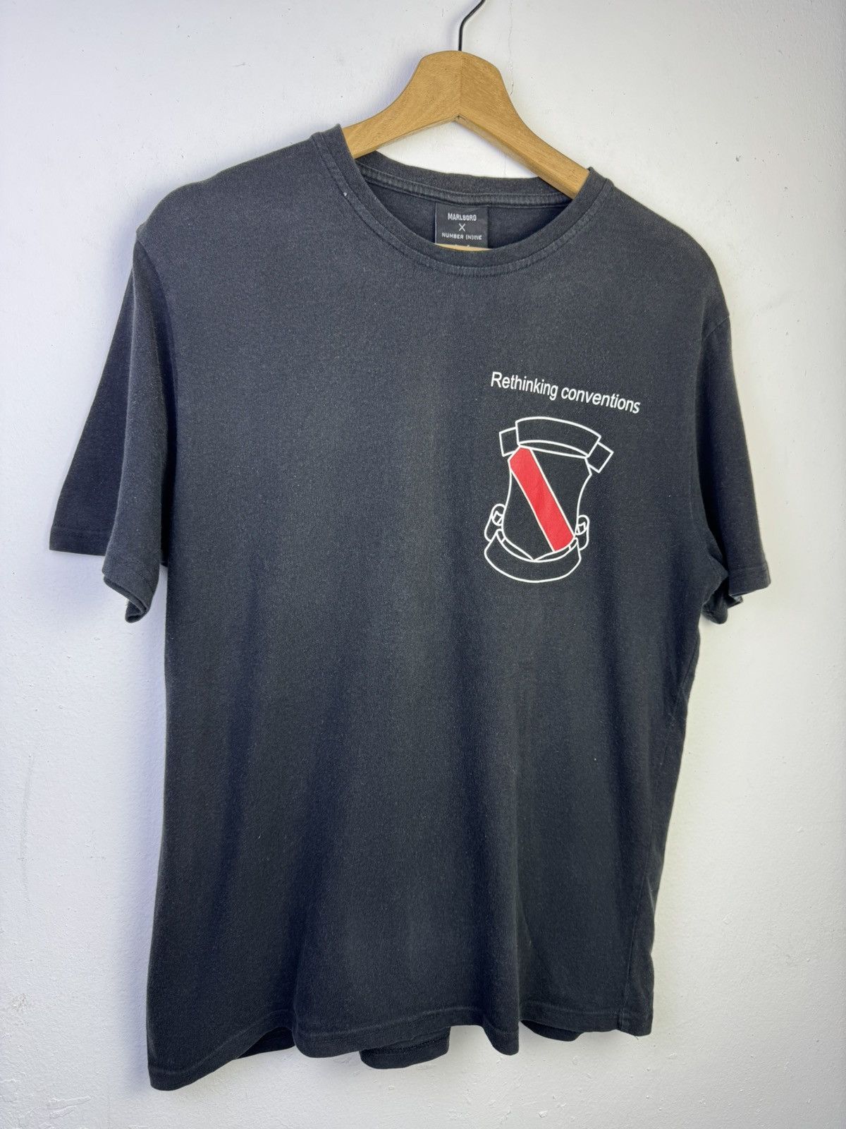 Number (N)ine Marlboro x Number (N)ine "Rethinking Conventions" t-shirt Size US L / EU 52-54 / 3 - 3 Thumbnail