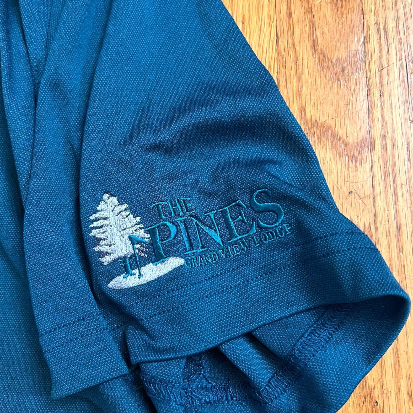 Vintage Swannies Polo Shirt Mens XL Performance Golf Teal Green Mens XL Polo Green Swannies Polo Shirt Size US XL / EU 56 / 4 - 3 Thumbnail