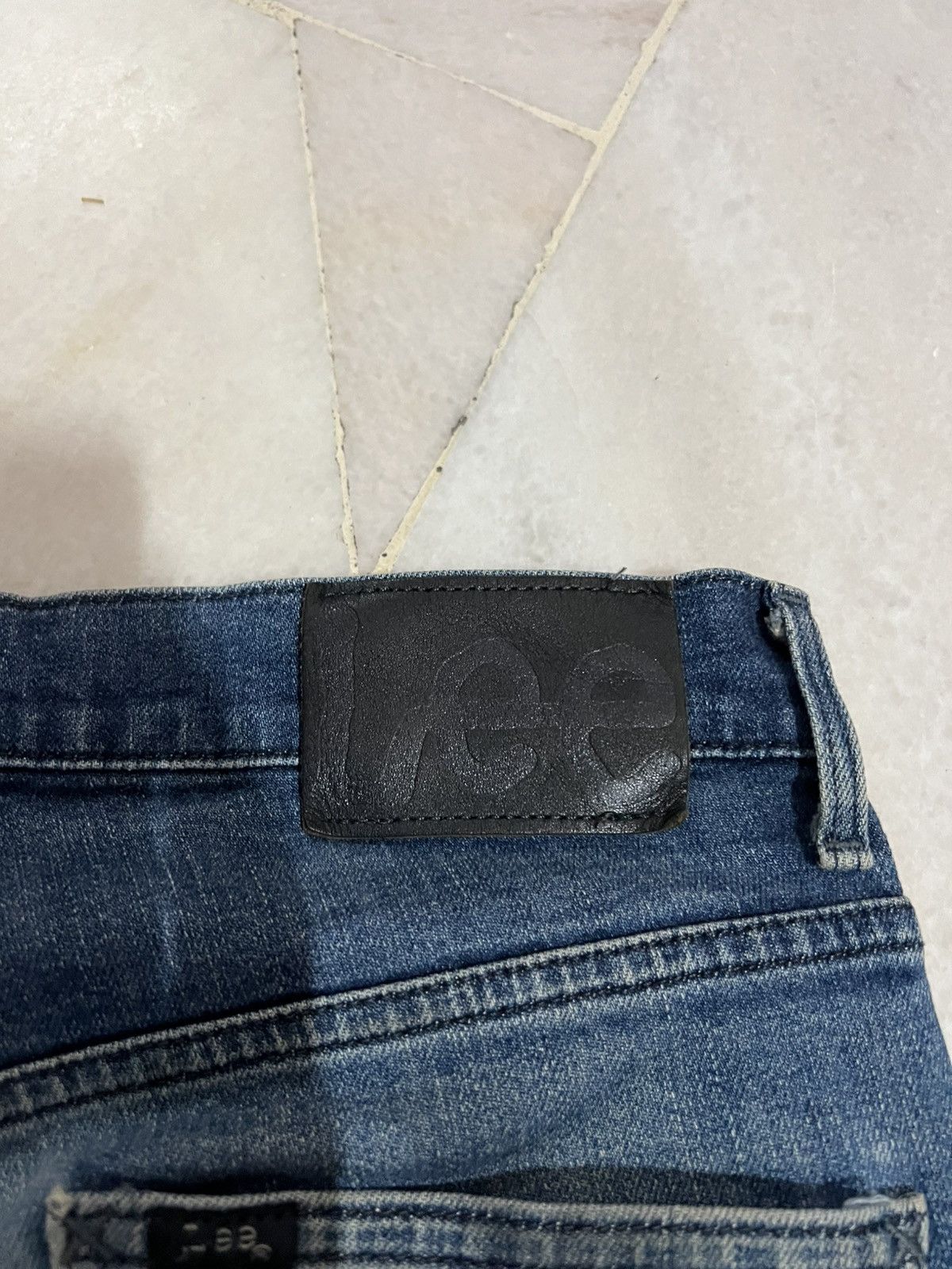 If Six Was Nine × Japanese Brand × Lee 🌈Lee Riders Distressed Mud Wash Jean Size US 29 - 16 Thumbnail