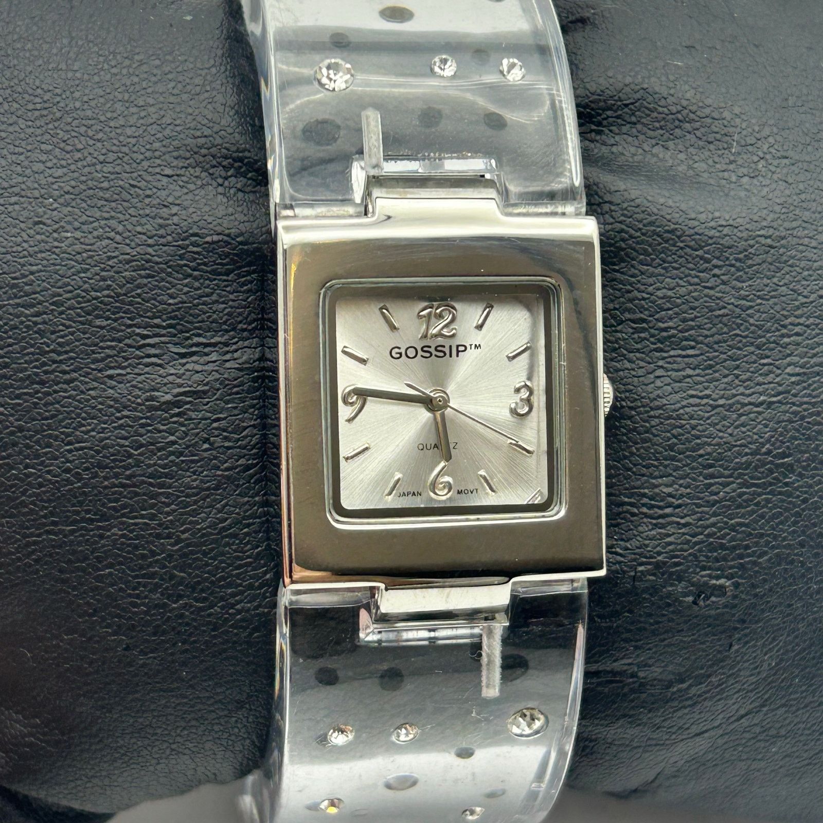 Other Gossip Women's Cuff Watch with Clear Acrylic Band Size ONE SIZE - 1 Thumbnail