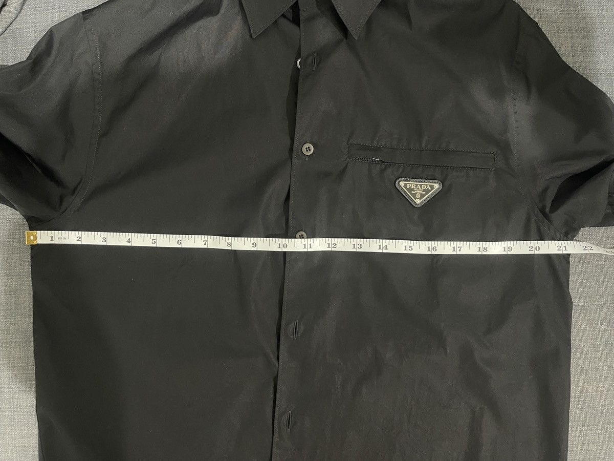 Prada Prada Cotton Shirt Black XS Size US XS / EU 42 / 0 - 11 Thumbnail