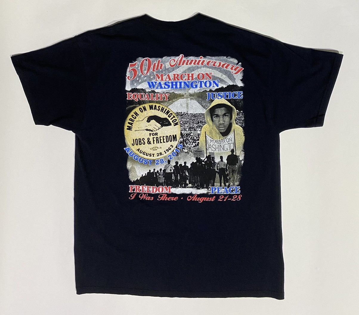 Vintage MLK 50th anniversary March on Washington tshirt (size XL) Size US XL / EU 56 / 4 - 4 Thumbnail