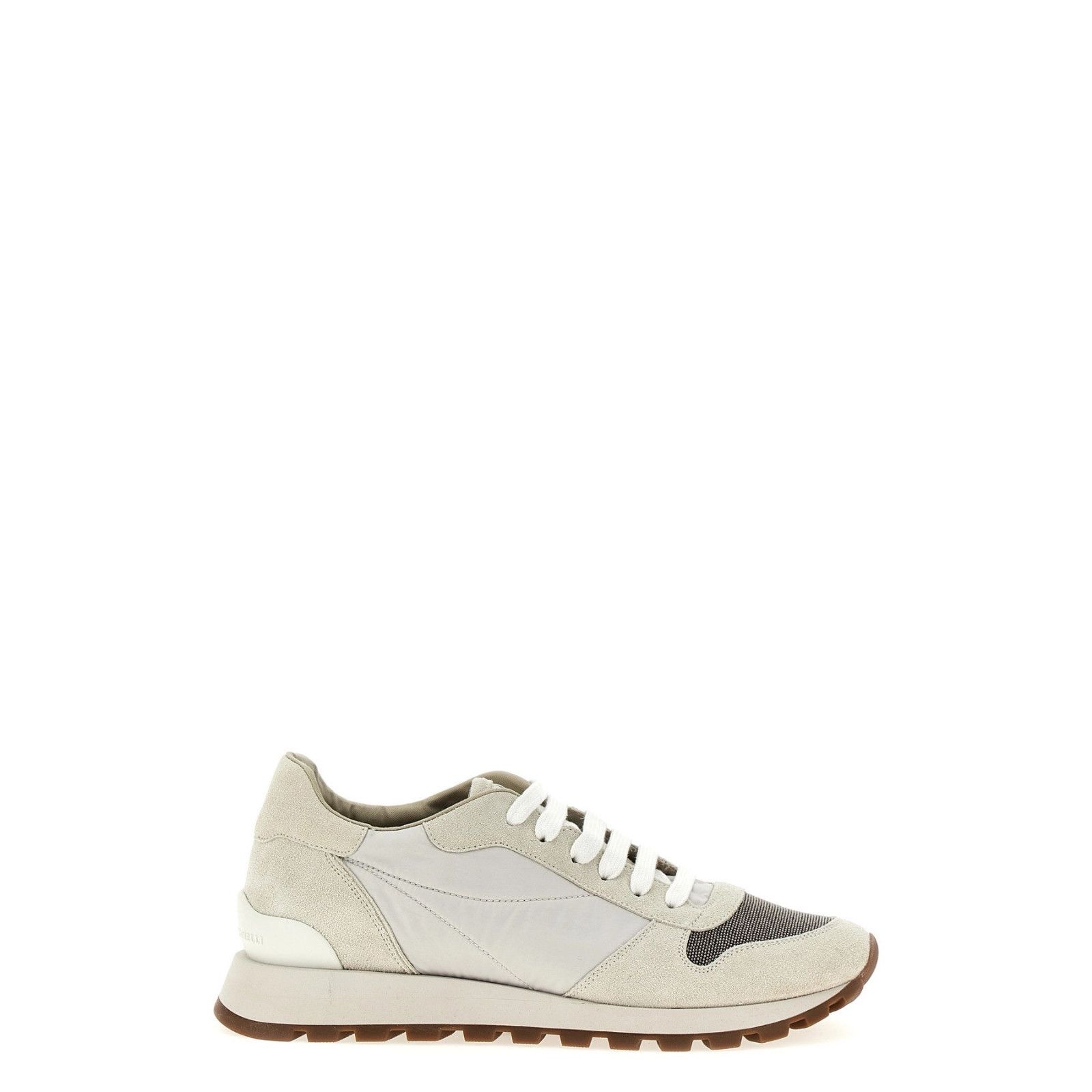Brunello Cucinelli BRUNELLO CUCINELLI White Suede Sneakers New & Authentic (Wom Size US 9 / IT 39 - 5 Thumbnail