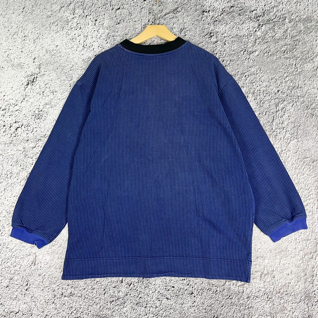 Puma VINTAGE 🪼 PUMA faded boxy fit stripped crewneck sweatshirt Size US XXL / EU 58 / 5 - 15 Thumbnail