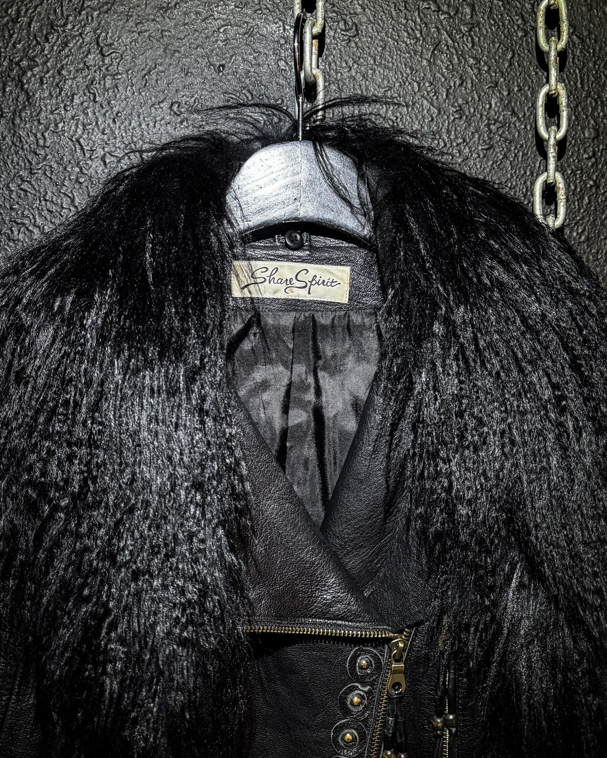 Share Spirit Homme Share Spirit - Goat leather rider jacket Size US S / EU 44-46 / 1 - 3 Thumbnail