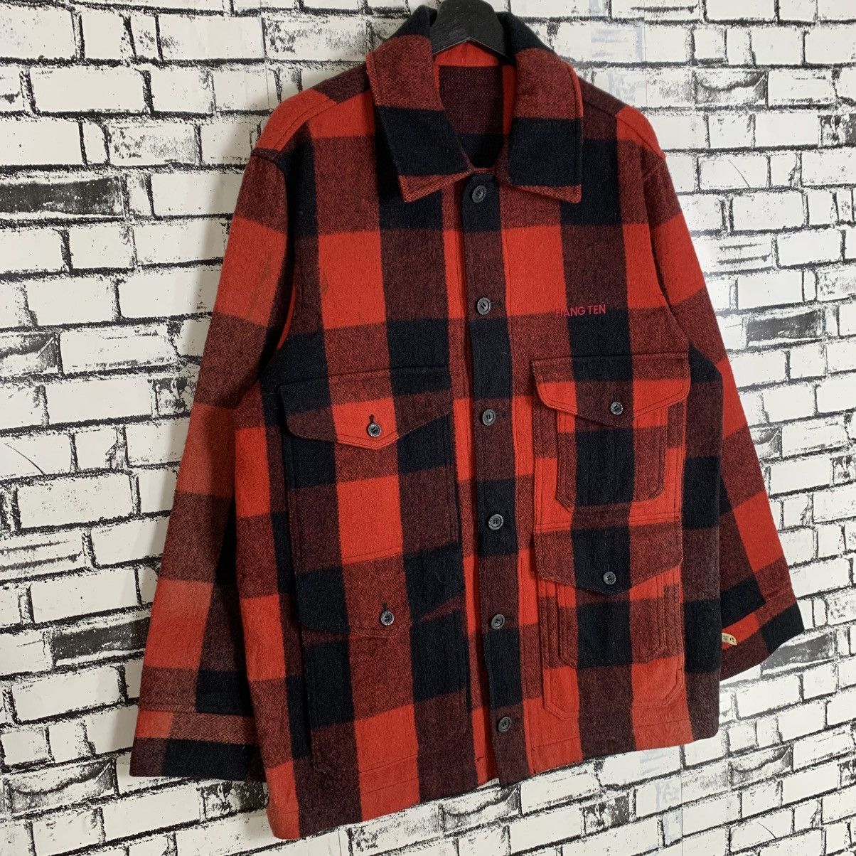 Designer Vintage Hang Ten Mackinaw Jacket Size US L / EU 52-54 / 3 - 2 Thumbnail