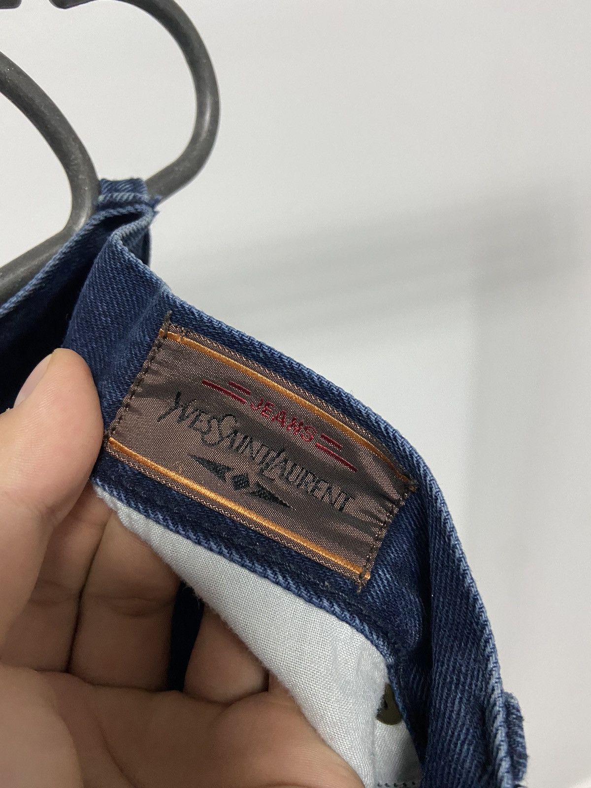 Vintage × Yves Saint Laurent Yves Saint Laurent Vintage jeans Denim Pants Logo YSL Y2K Size US 34 / EU 50 - 7 Thumbnail