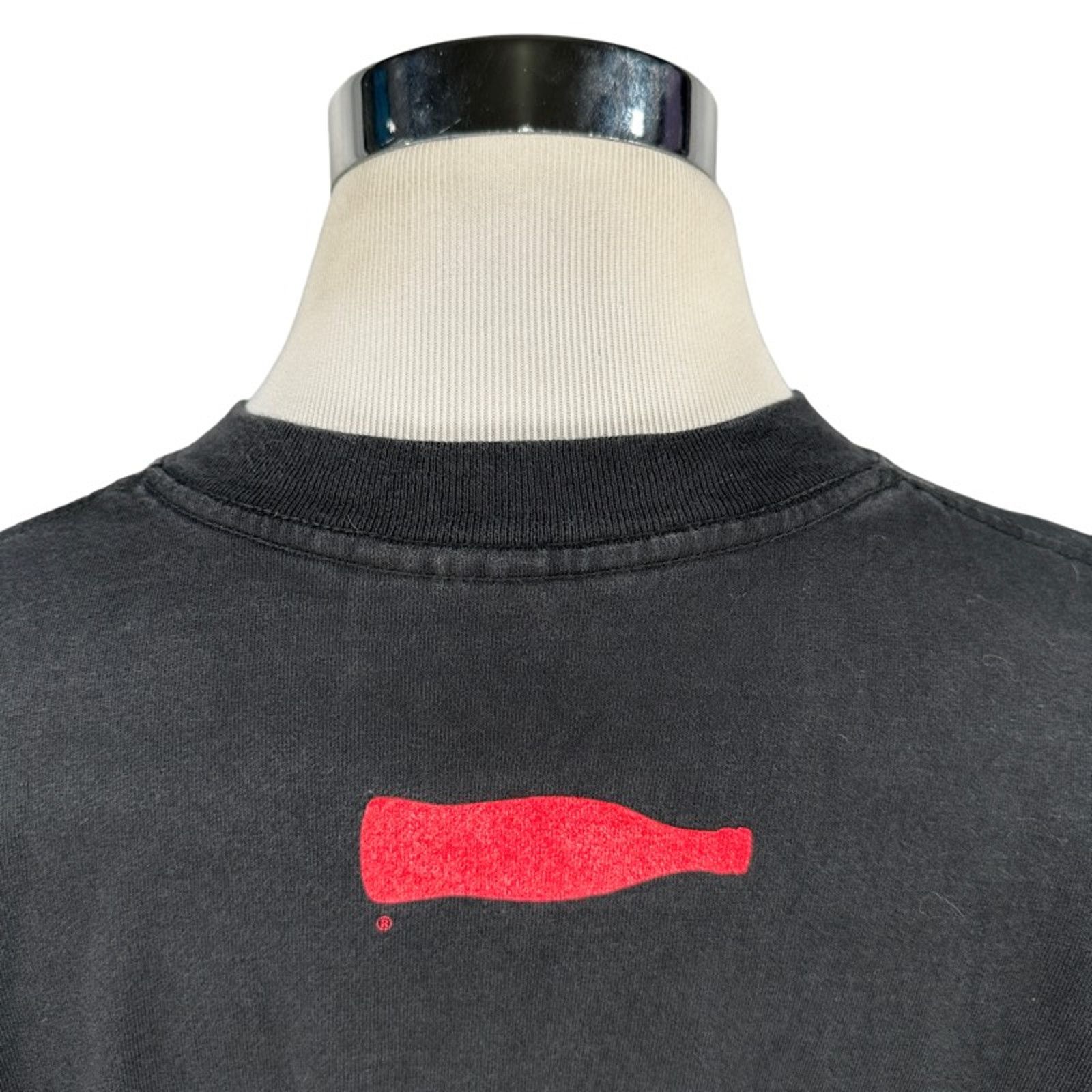 Gildan Vintage Coca Cola IYDKYDG T-Shirt XL Black Double Sided 90s Size US XL / EU 56 / 4 - 4 Thumbnail