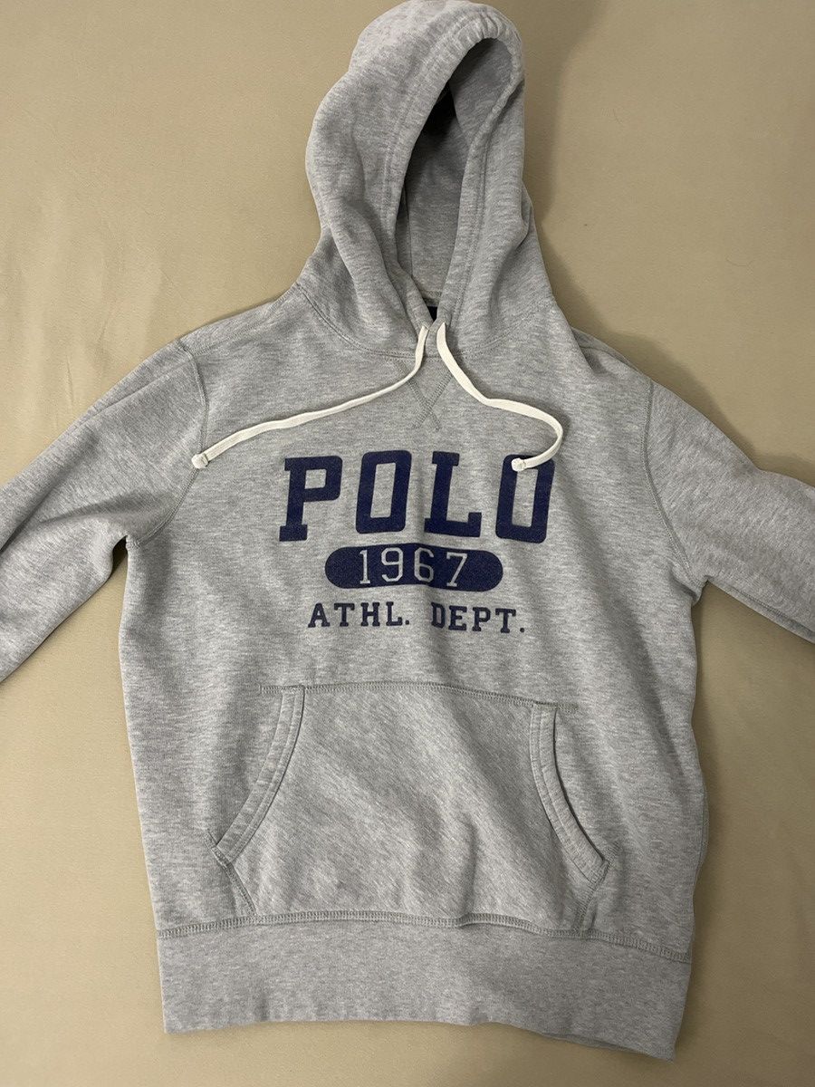 Vintage Polo Ralph Lauren 1967, grey hoodie Size US S / EU 44-46 / 1 - 2 Thumbnail