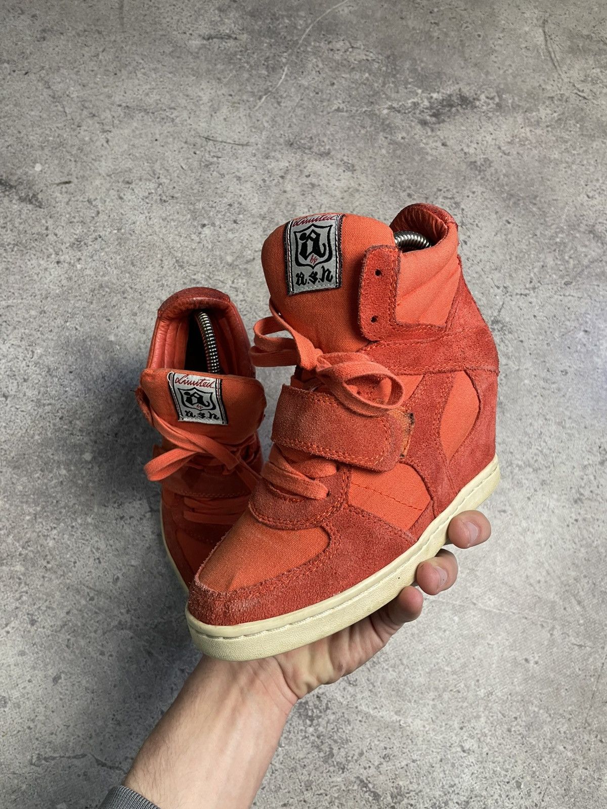 ASH 📌 Crazy ASH Isabel Marant Style Bekett Wedge Y2K Sneakers Size US 6 / IT 36 - 6 Thumbnail