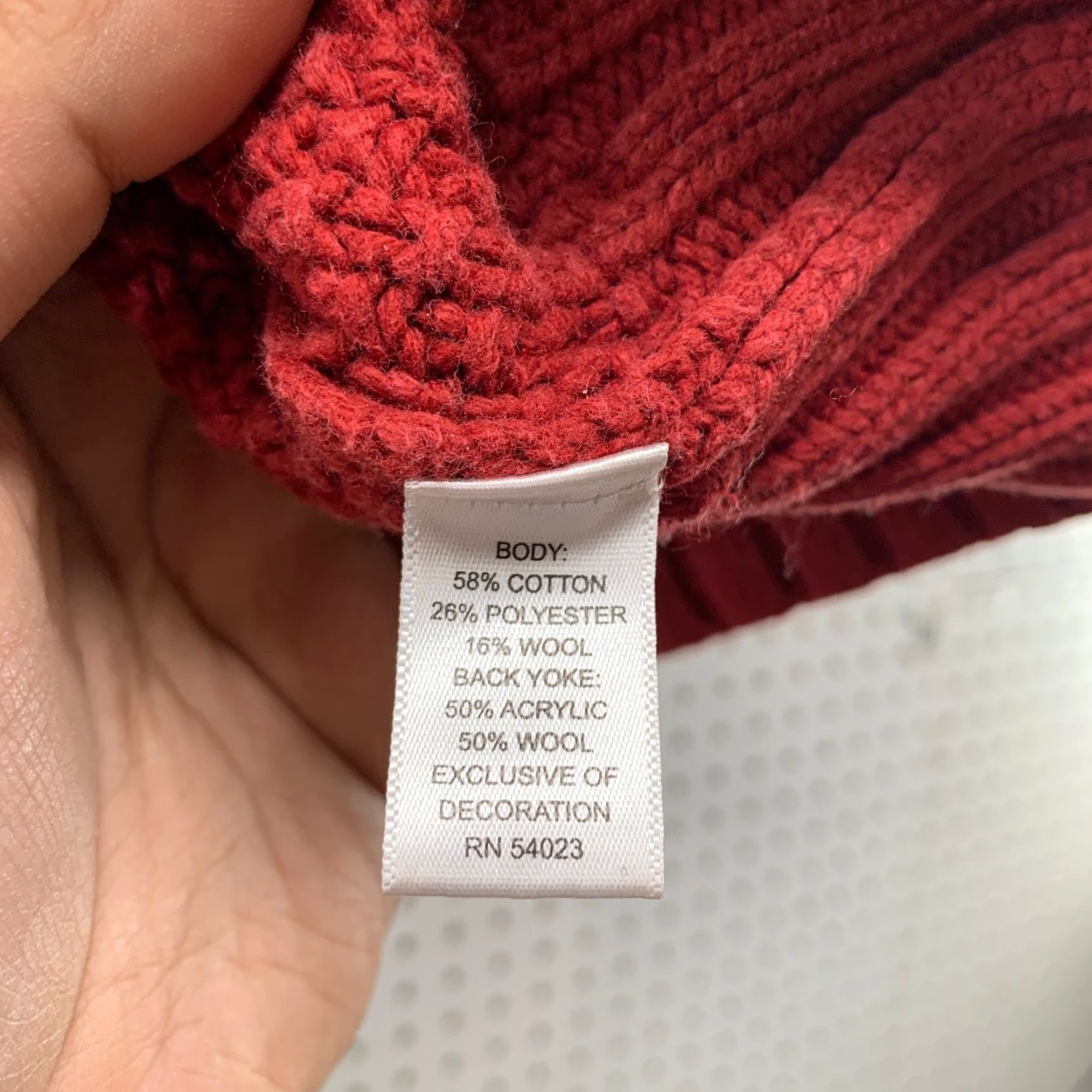 Banana Republic VINTAGE Banana Republic Heritage Sweater Mens Large Red Duffle Toggle Heavyweight Cowl Knit Pullover Warm Winter Fashion Mens Size US L / EU 52-54 / 3 - 7 Thumbnail