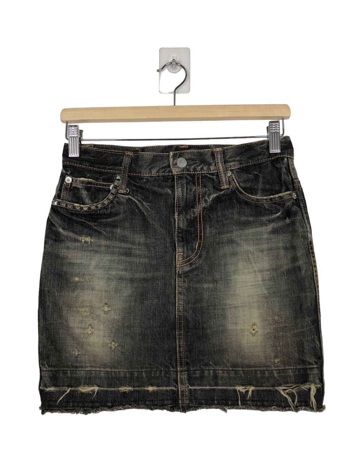 Hysteric Glamour 🔥Punk Design Skirt Denim Kinky Hysteric Glamour Japan Size 28" / US 6 / IT 42 - 1 Thumbnail