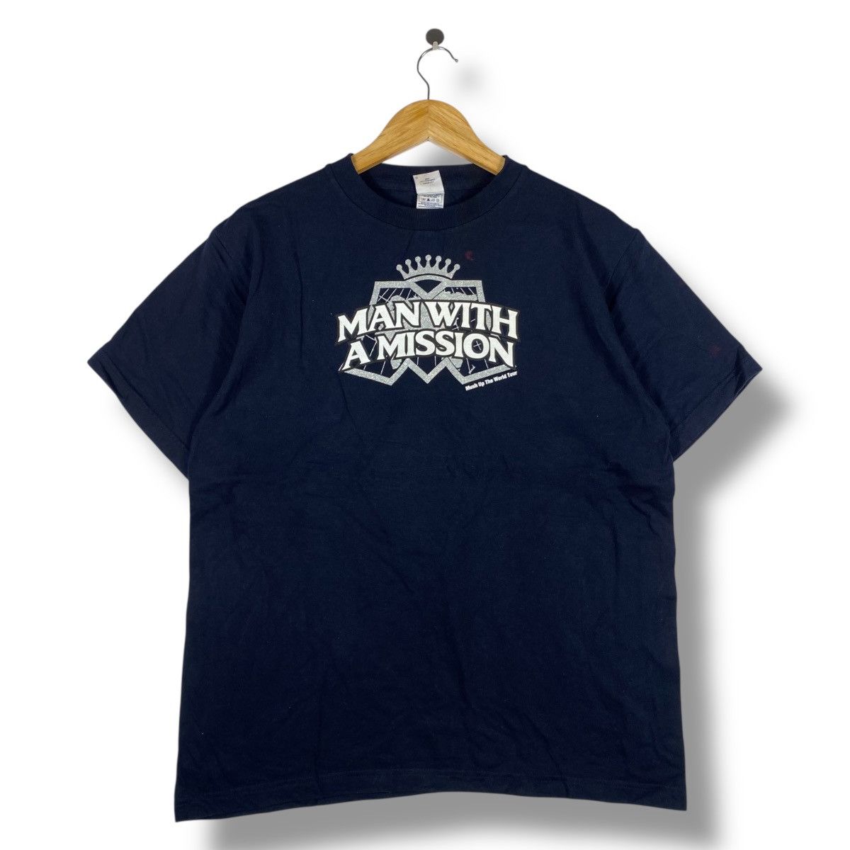 Band Tees Man With A Mission Mash Up The World Tour 2012 Band TeeShirt Size US L / EU 52-54 / 3 - 1 Thumbnail