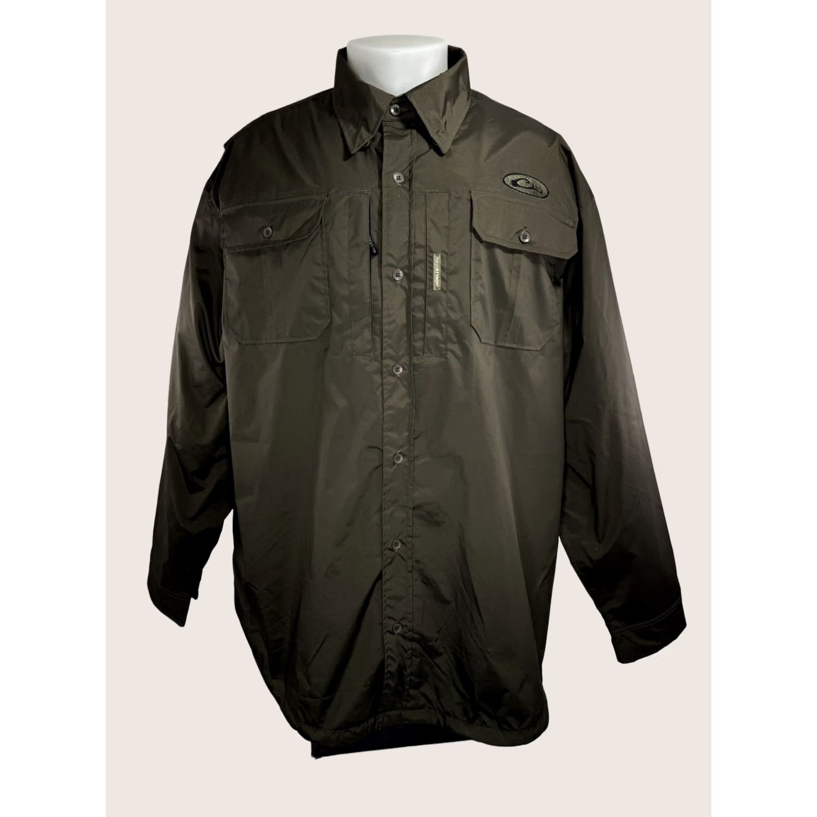 Vintage Drake Jacket - Fleece Lined 2XL Hunting Fishing Embroidered Green Ranch Field Men Size US XXL / EU 58 / 5 - 1 Thumbnail