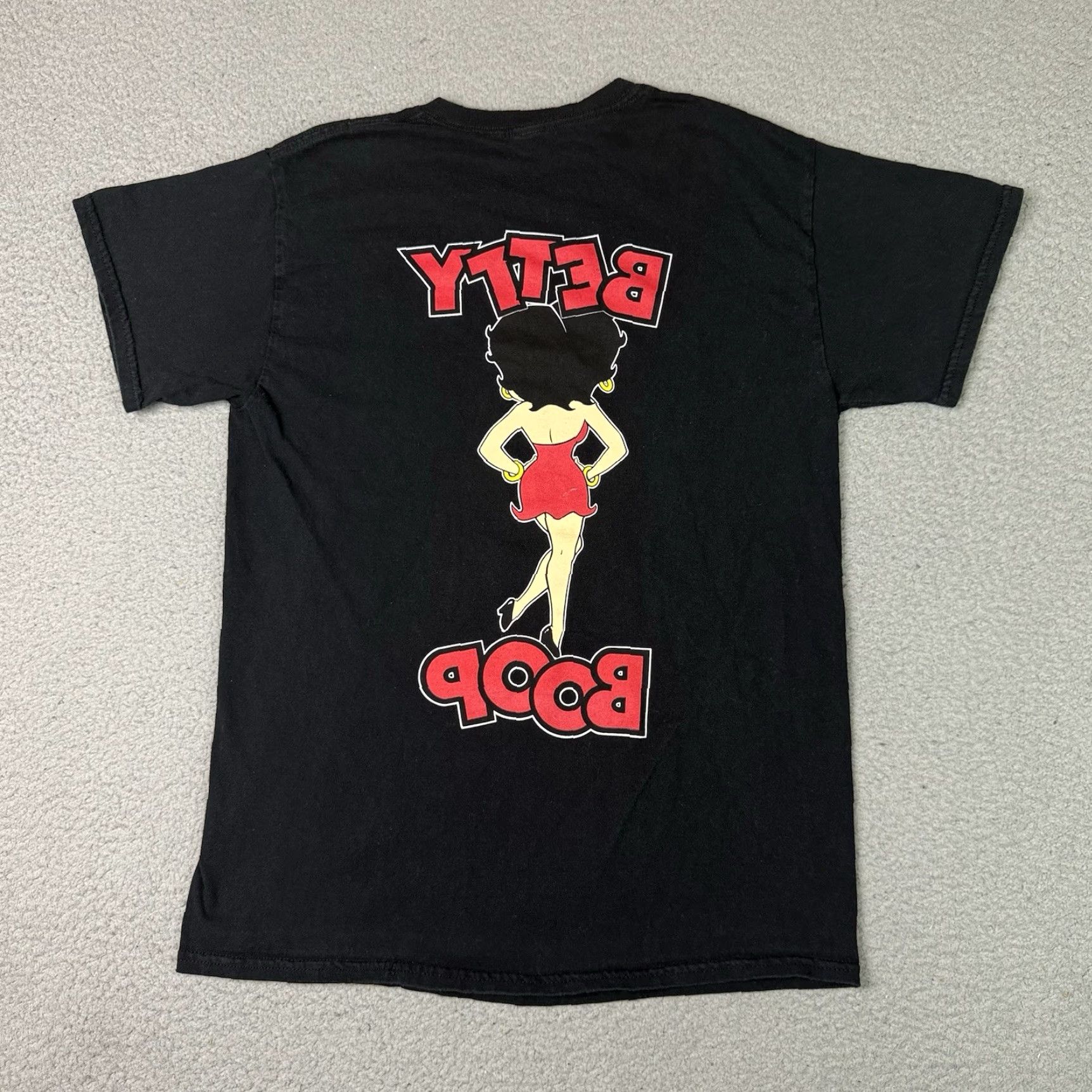Doublet VINTAGE Betty Boop T Shirt Mens M Black Double Sided Graphic 1996 Rare Tee Size US M / EU 48-50 / 2 - 4 Thumbnail