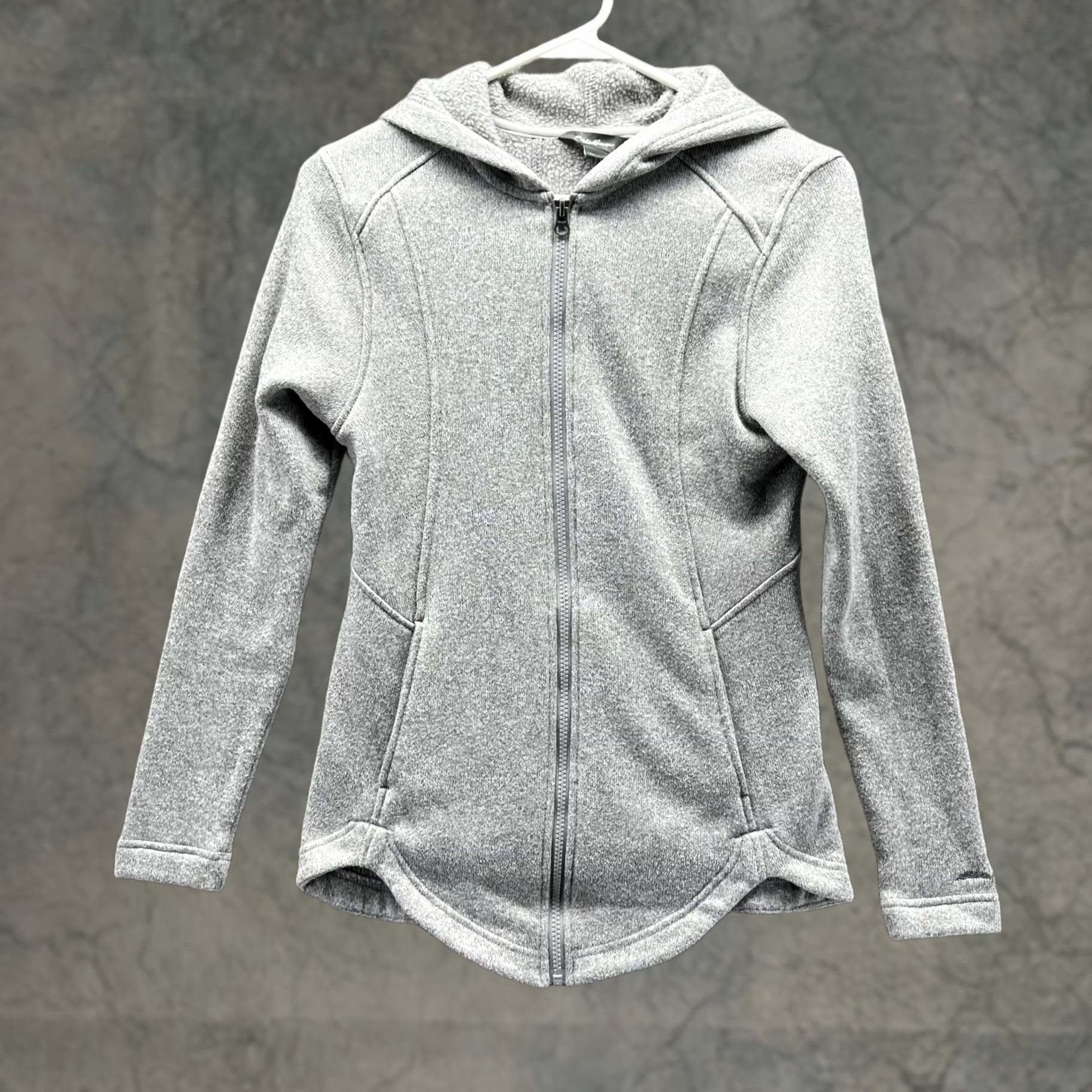 Eddie Bauer VINTAGE Eddie Bauer Sweater Women XS Gray Full Zip Hoodie Jacket Fleece Size XS / US 0-2 / IT 36-38 - 1 Thumbnail