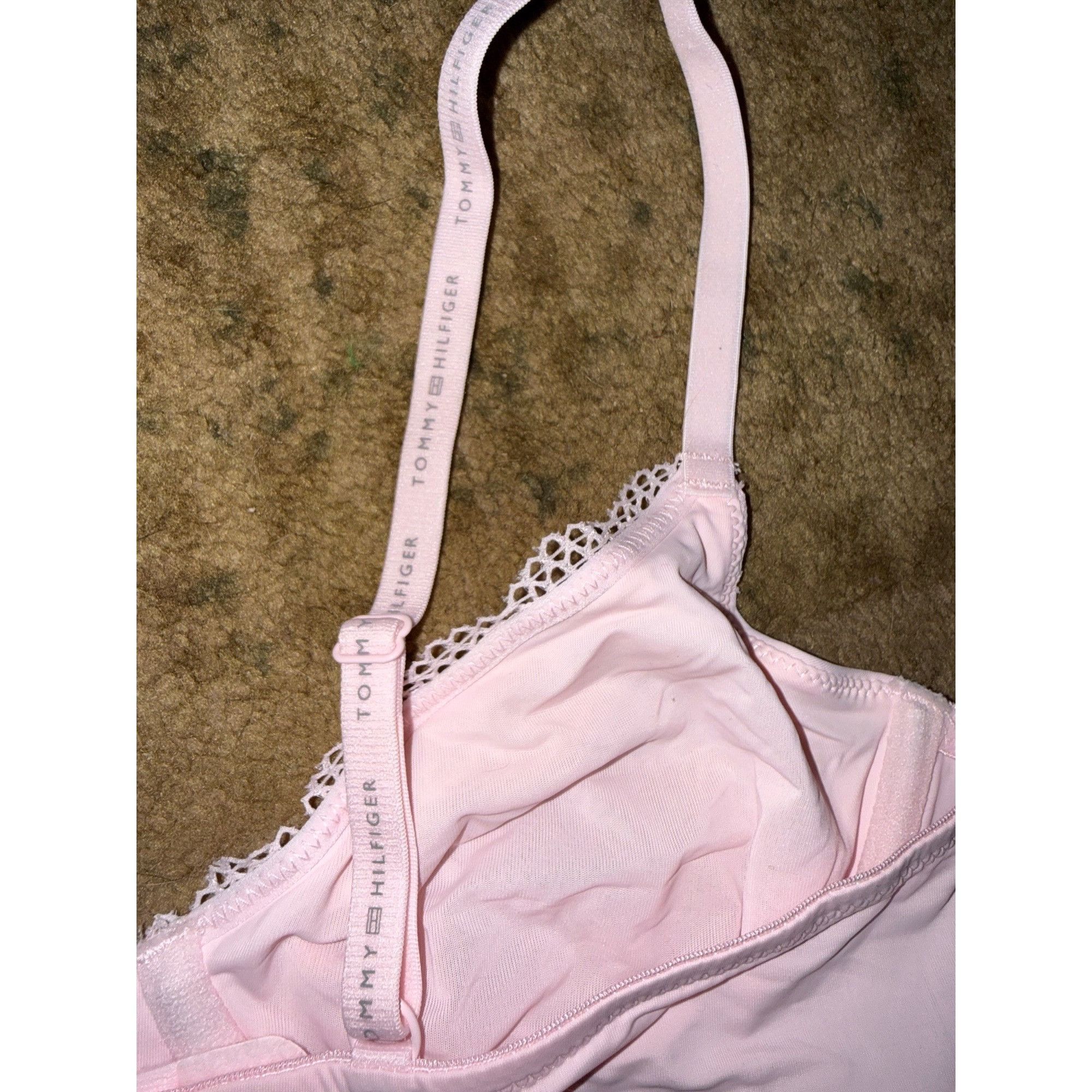 Tommy Hilfiger Tommy Hilfiger Light Pink Lace Underwire Bra 34B Size ONE SIZE - 6 Thumbnail